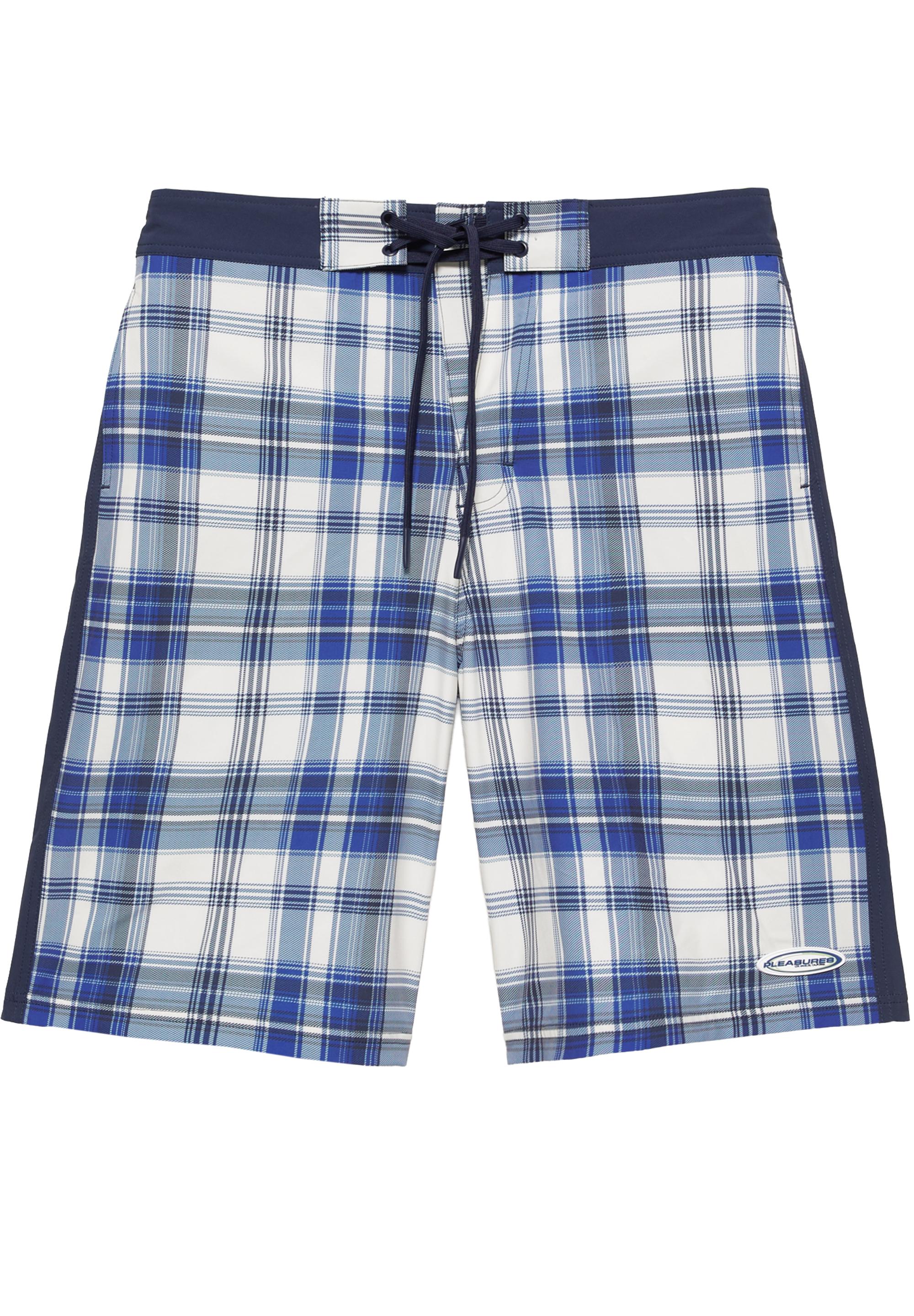 Pleasures x STWD swim shorts — Blue