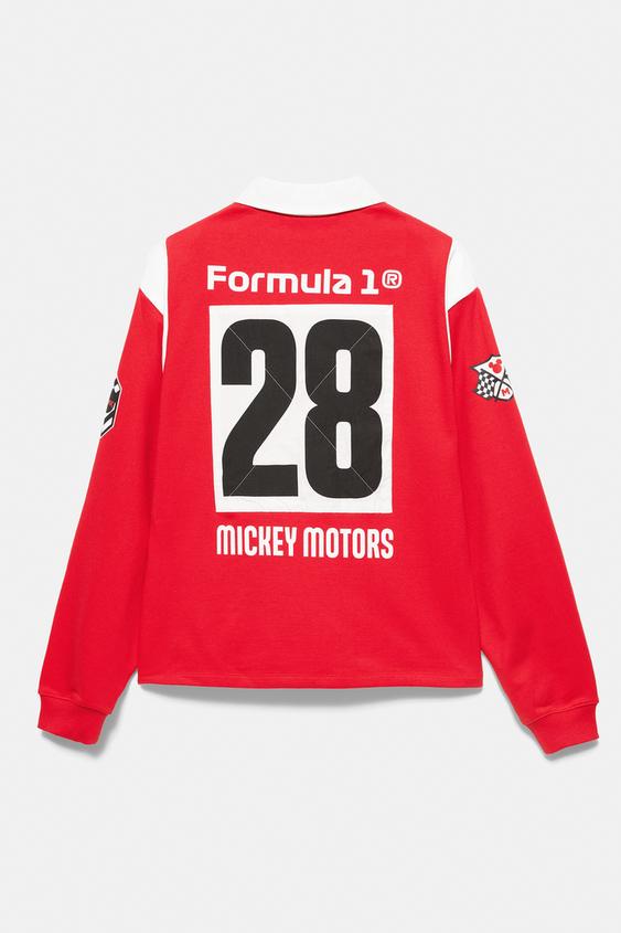 Koszulka polo Disney x F1 z długim rękawem