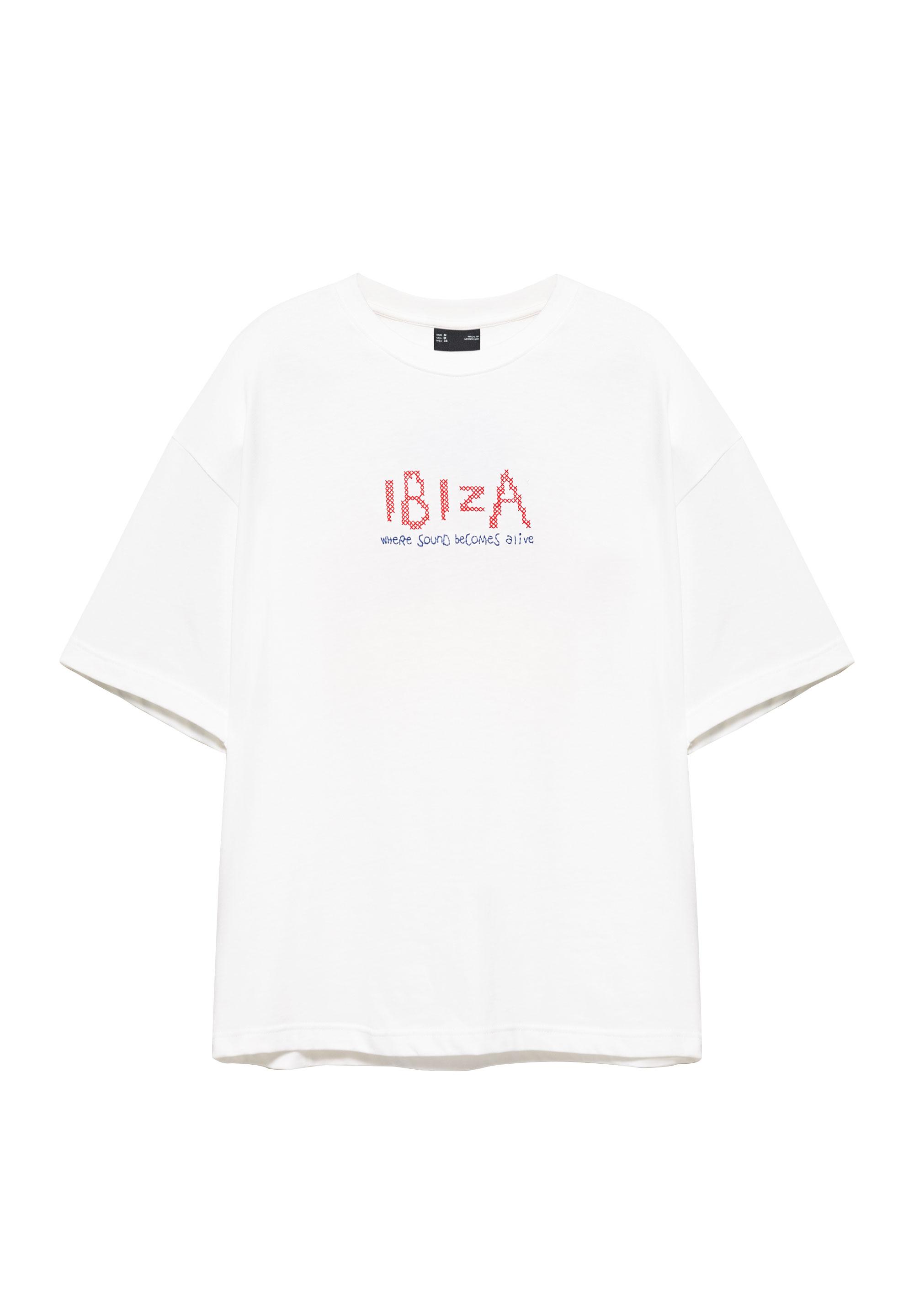 Relaxed fit Ibiza T-shirt — Off white