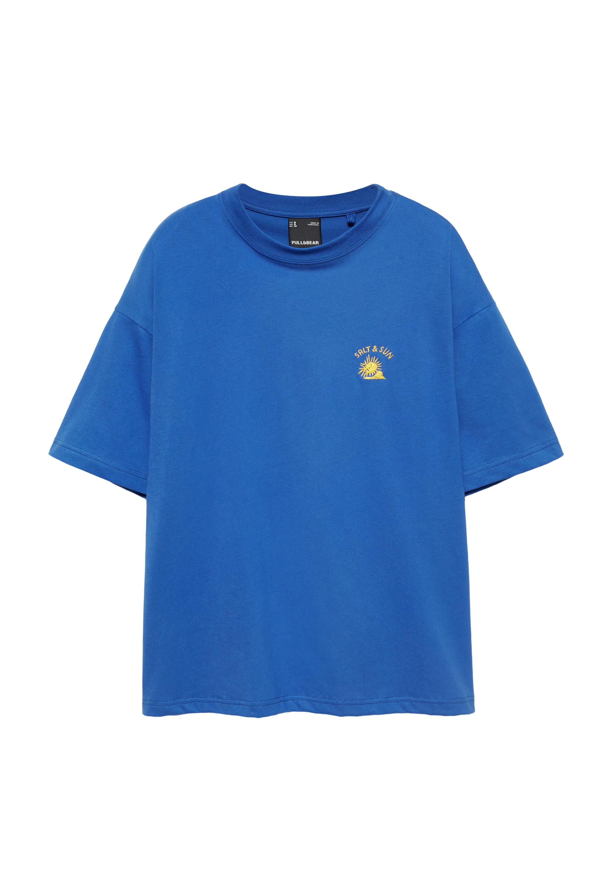 Ibiza Salt & Sun boxy T-shirt — Deep blue