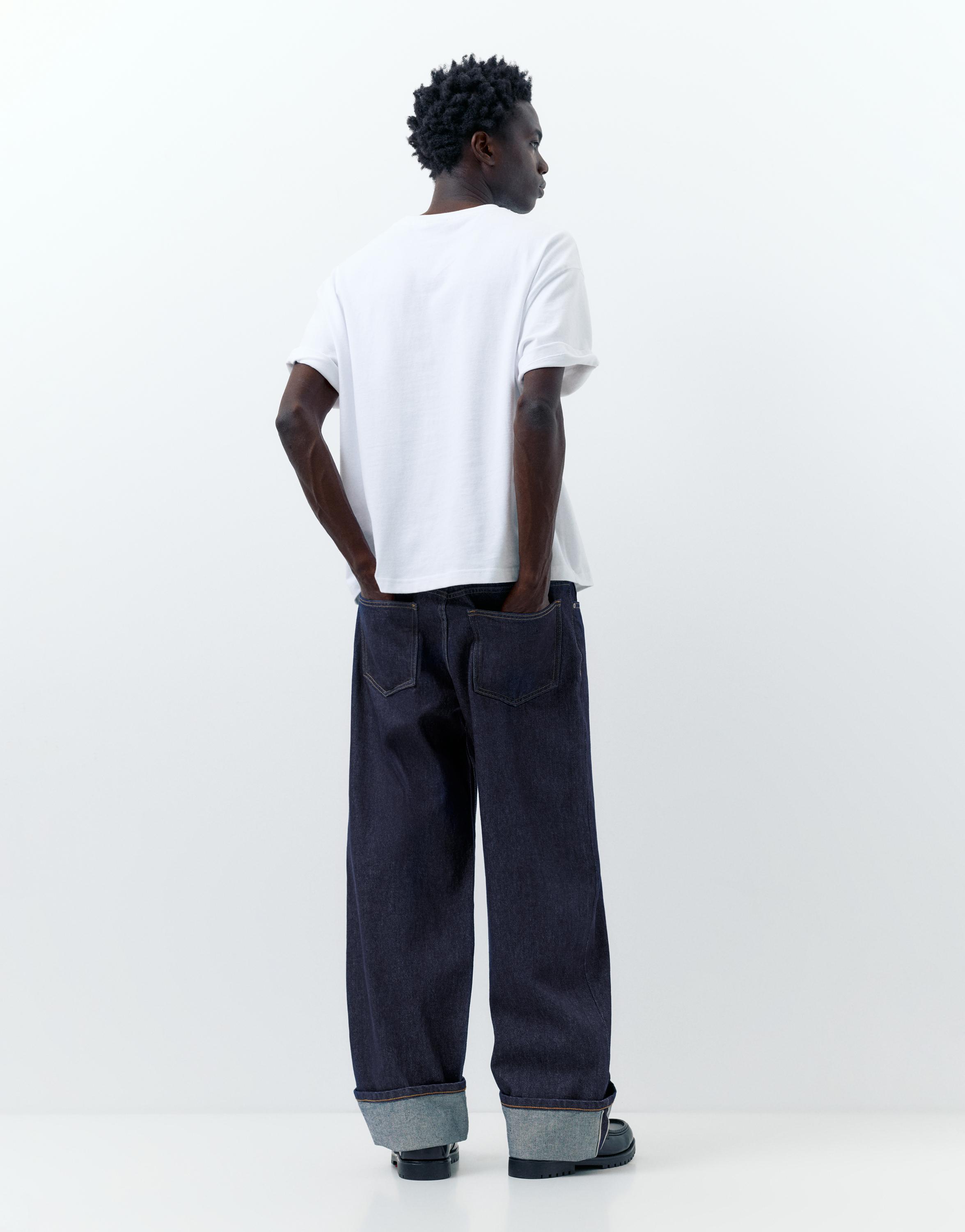 Selvedge straight fit jean - Görsel 32