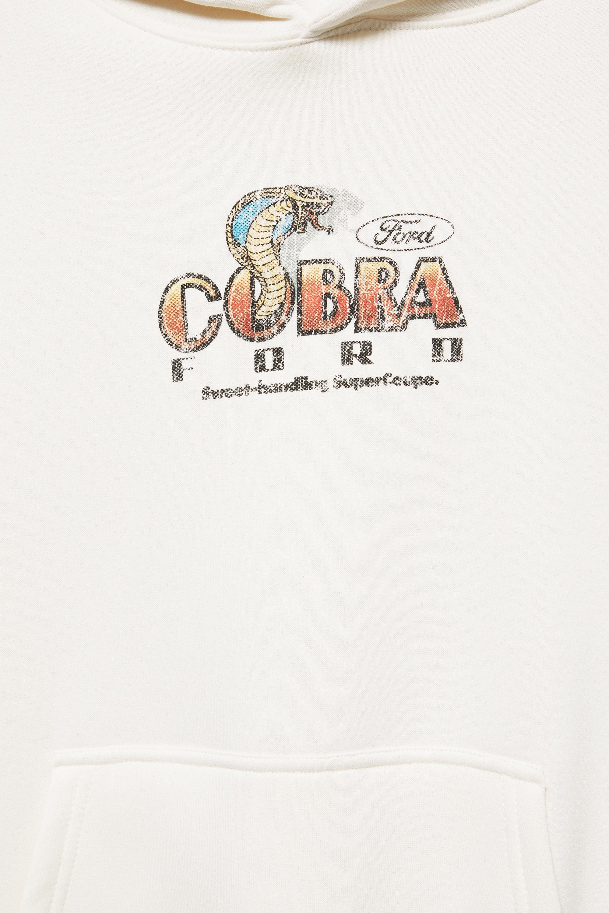Pull&Bear Ford Cobra kapüşonlu sweatshirt görsel 3