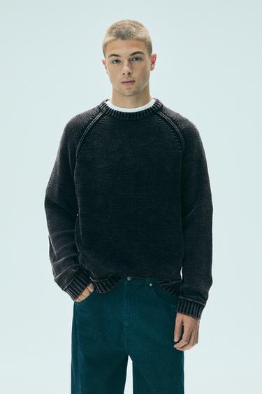 Washed finish jumper — Black 2