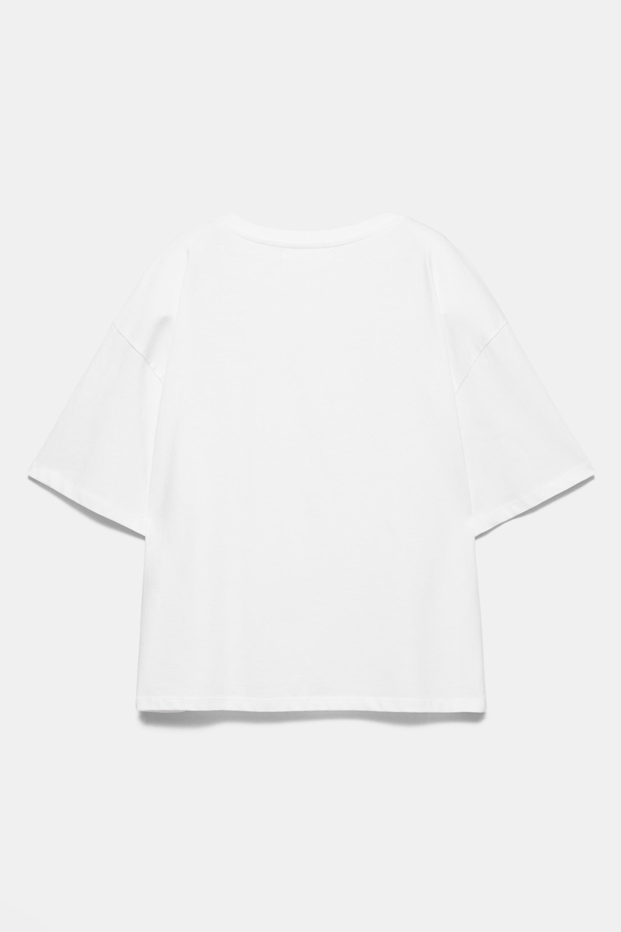 Oversize short sleeve T-shirt — White