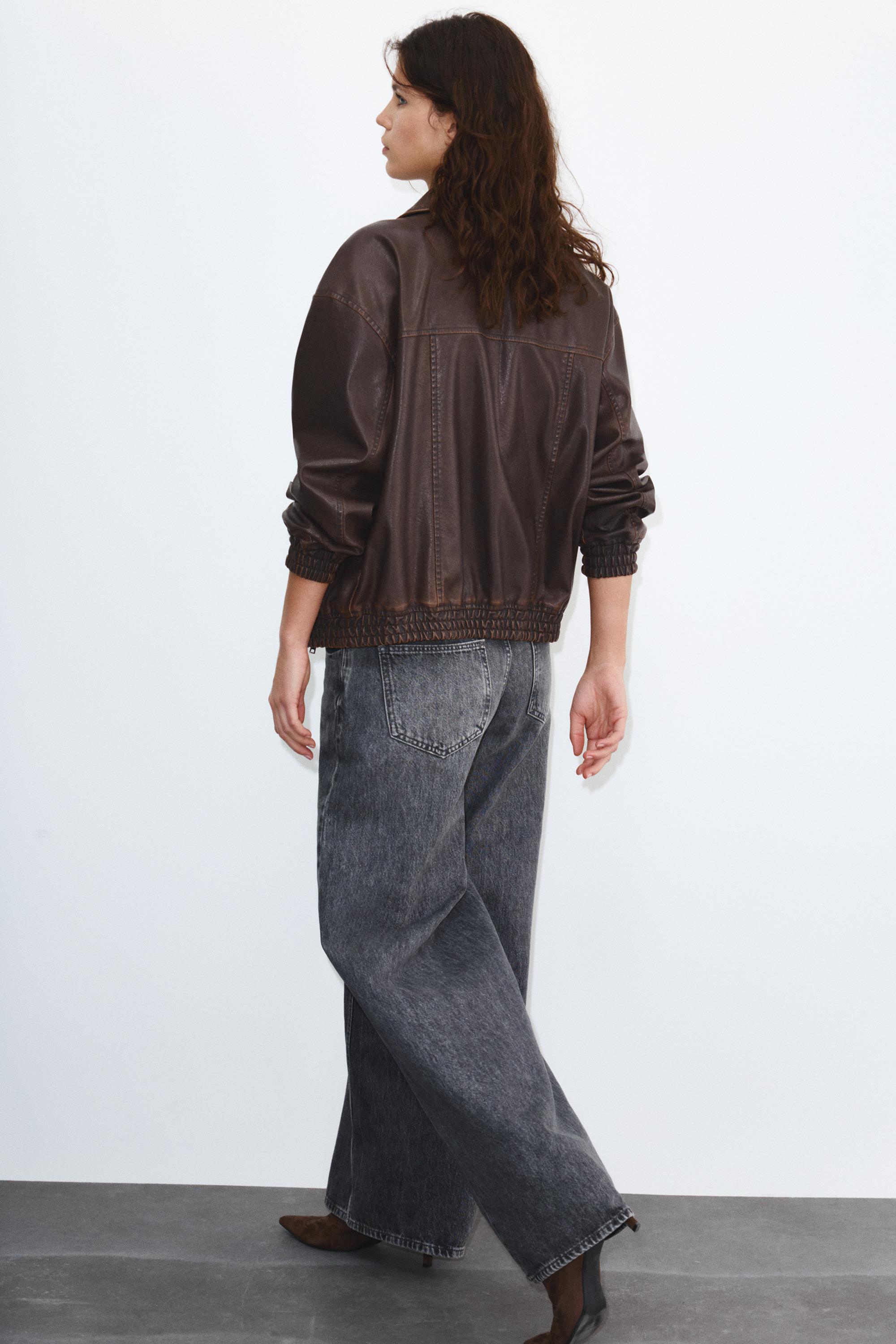 Suni Deri Baba Kesim Ceket - Görsel 72