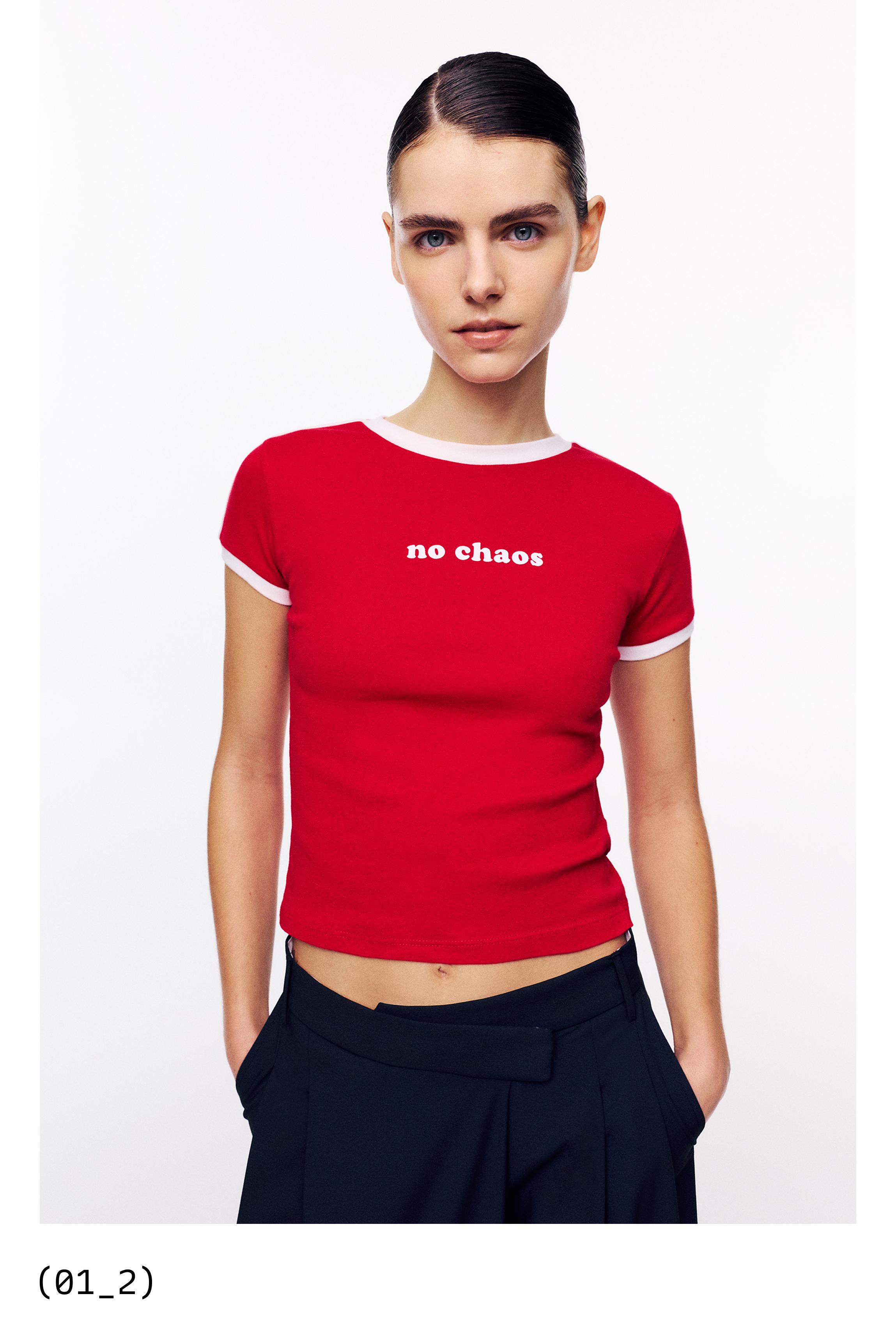 Slim fit grafik t-shirt - Görsel 13