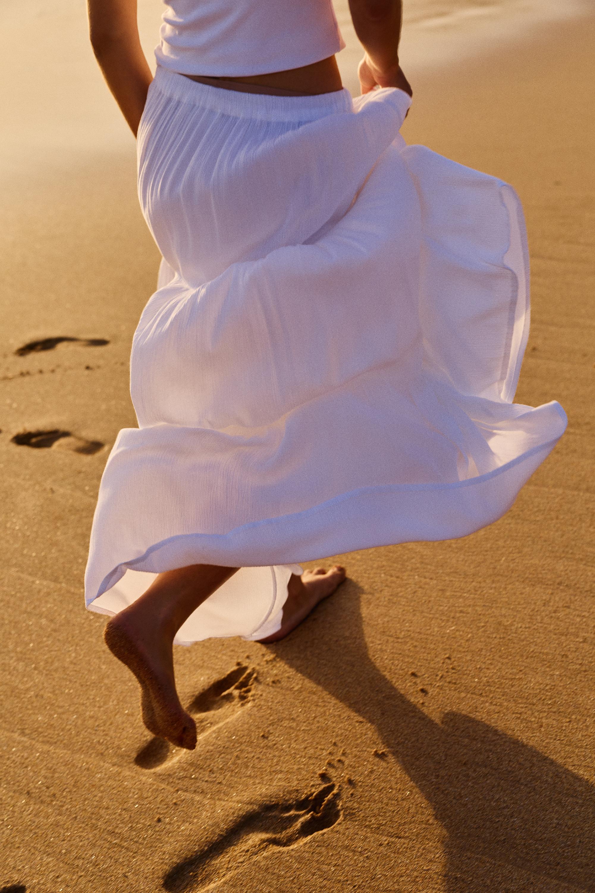 Panel detaylı midi etek - Görsel 28