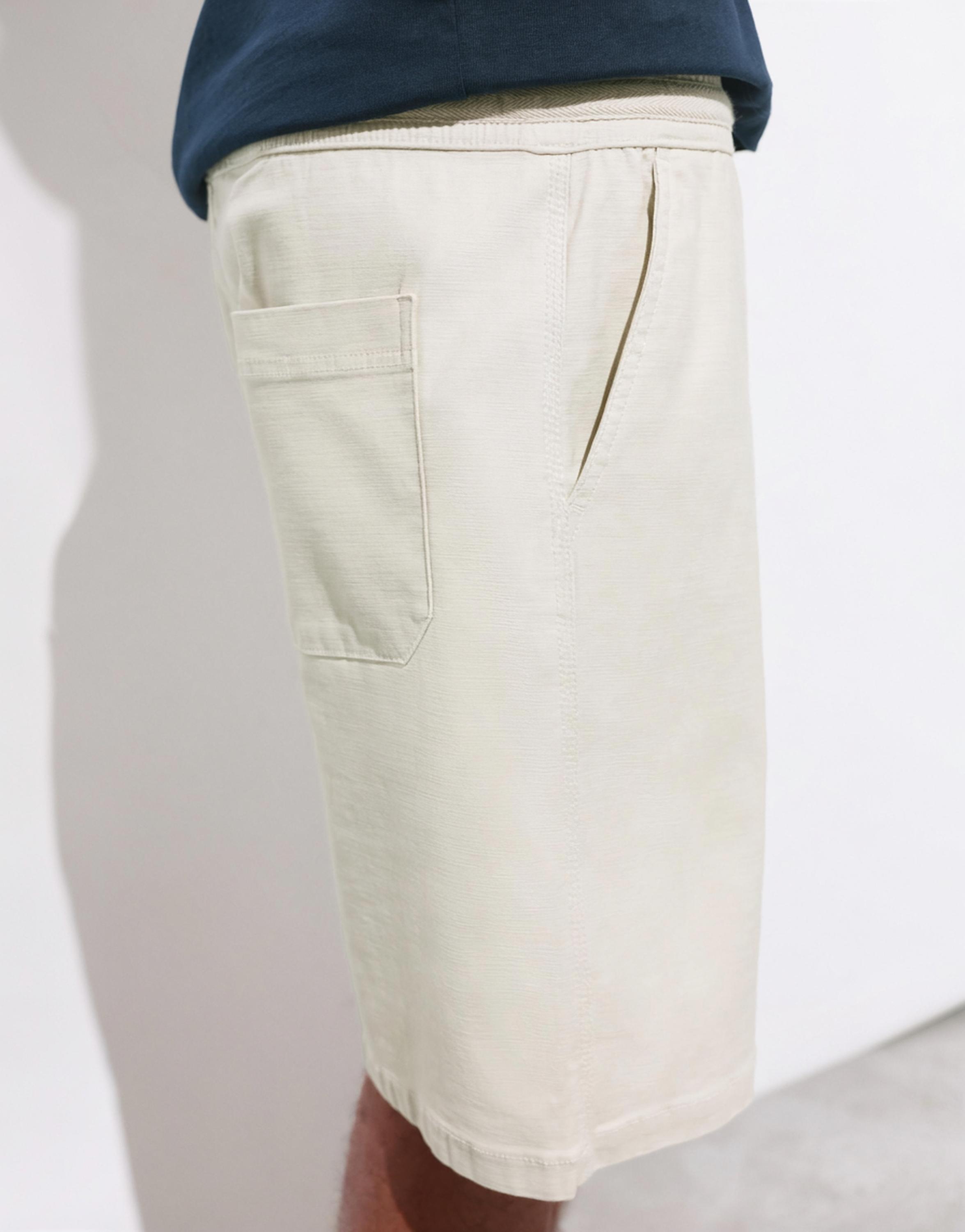 Bermuda sweat shorts — Sand