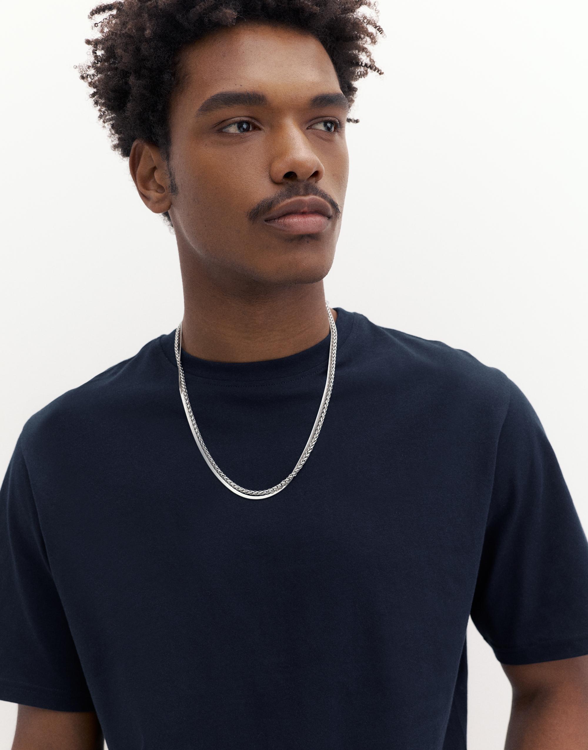 Basic kısa kollu pamuklu tişört - Görsel 164