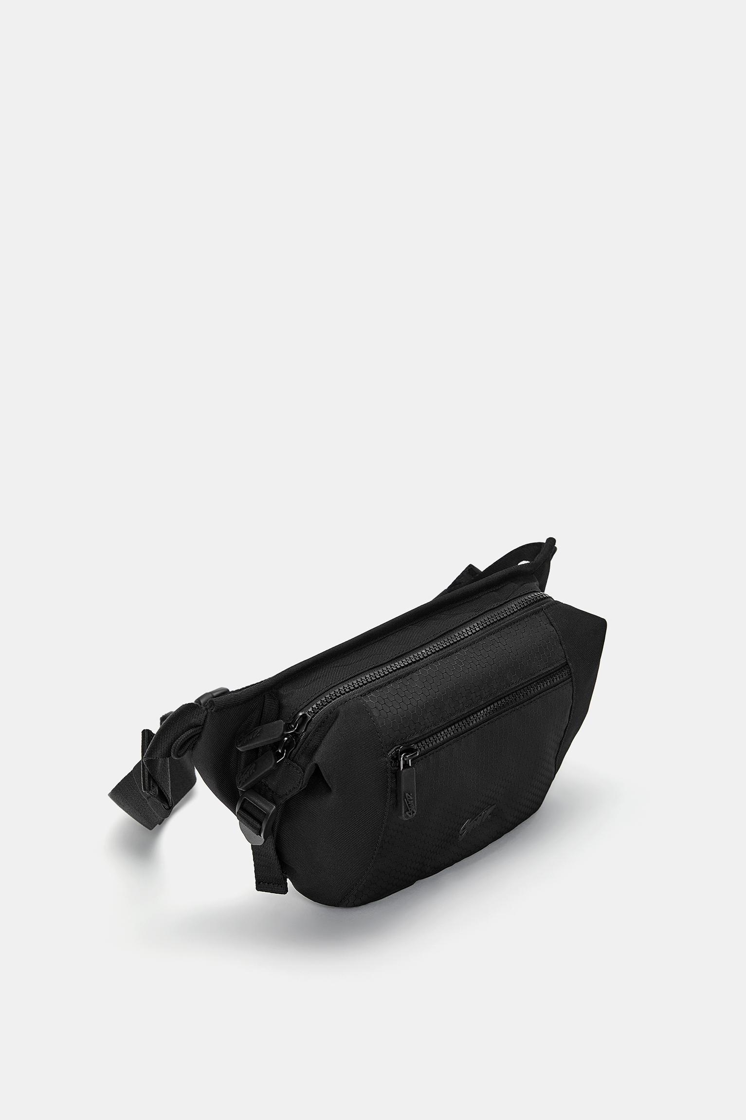 Engomado Bolso Shopper Negro Pull And Bear Bolso De Ombreiro