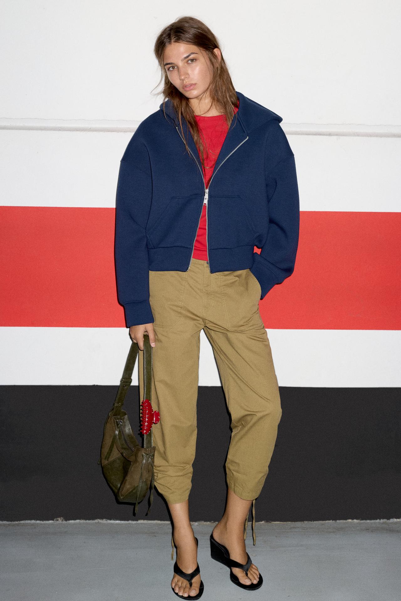 Cargo capris — Pale khaki