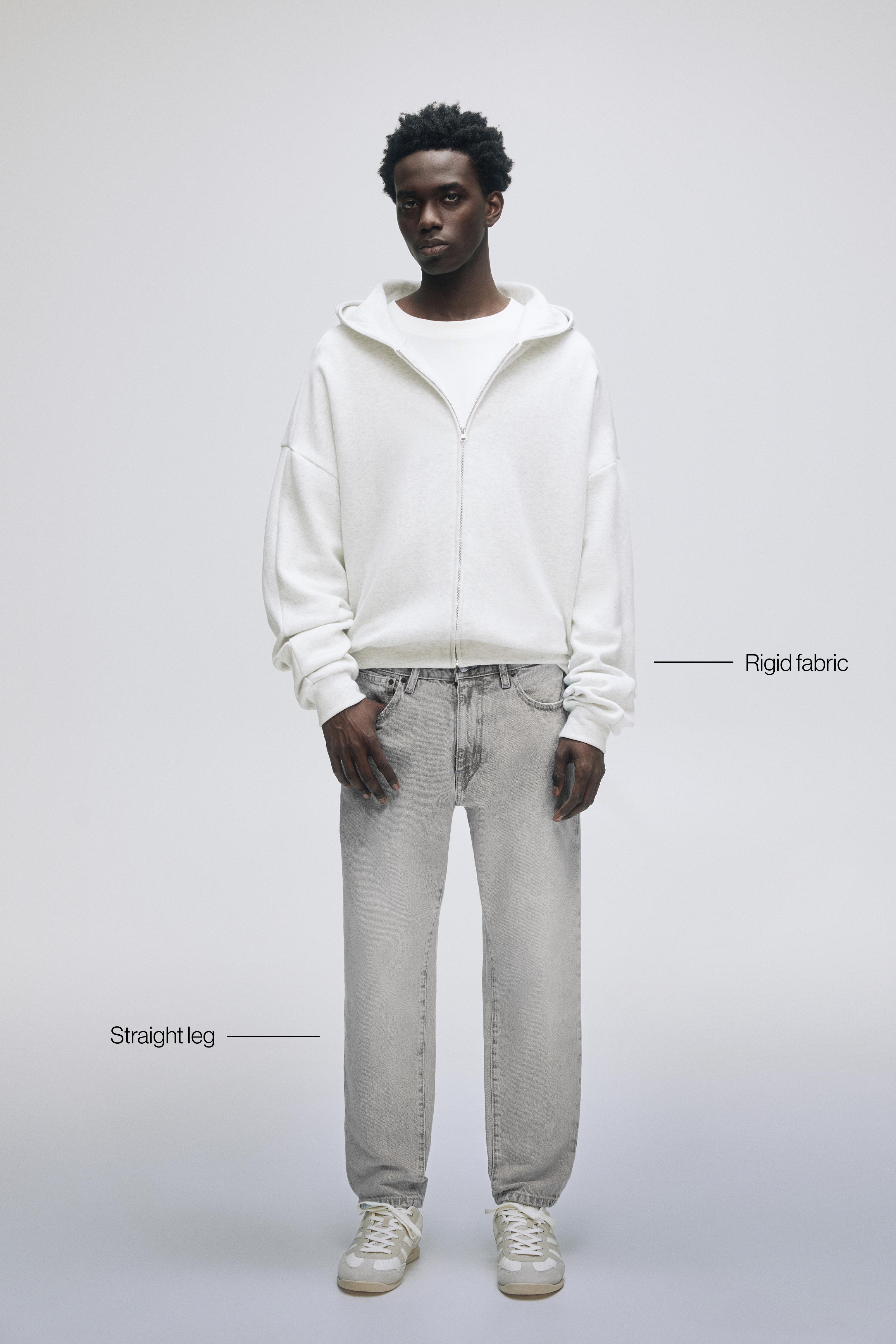 Standard jeans — Pale grey