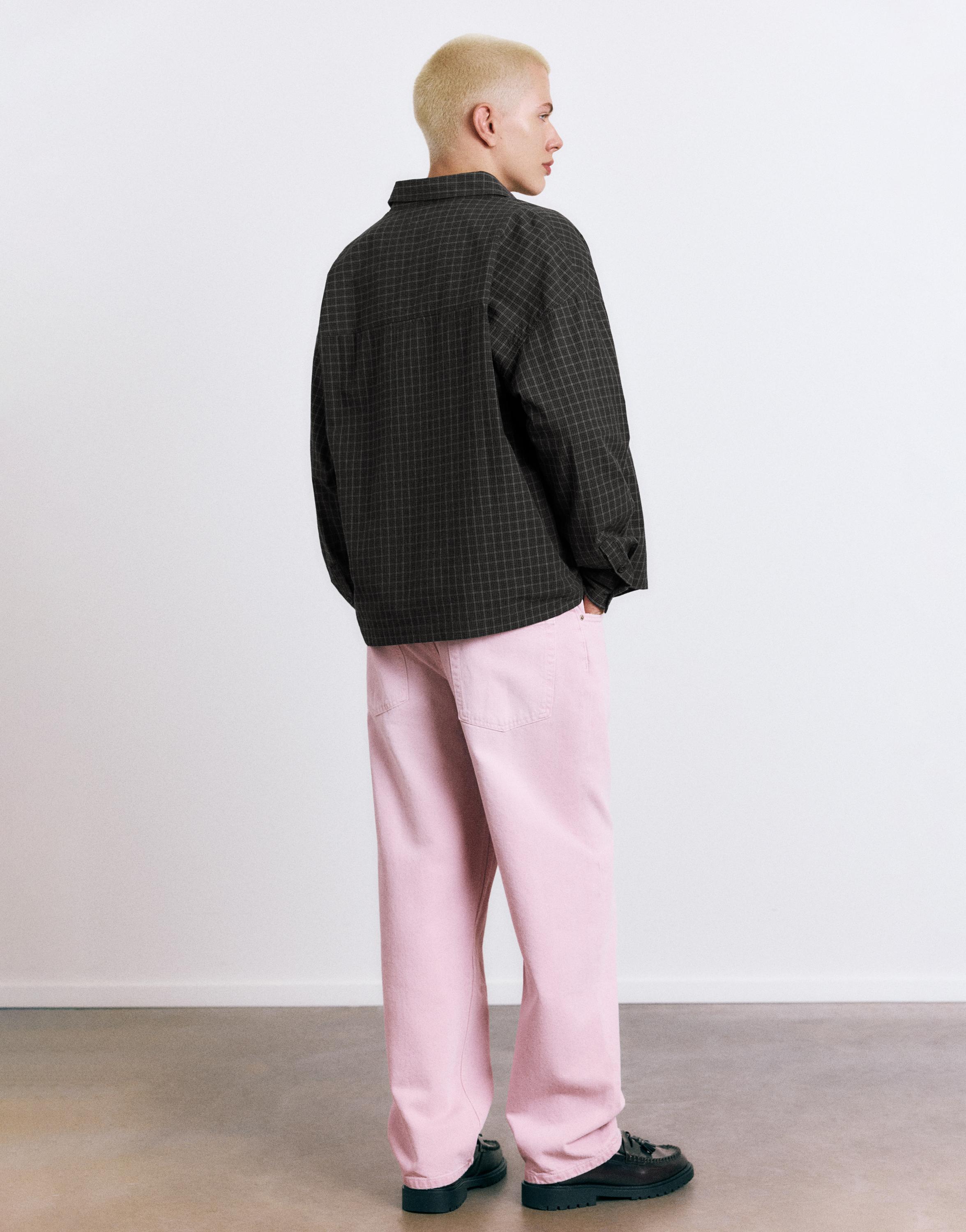 STWD işlemeli ekose gömlek - Görsel 10