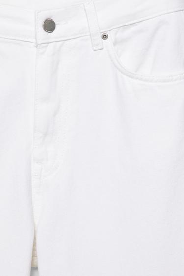 Mid-waist baggy jeans — White 9