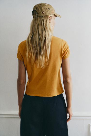 High Standards graphic T-shirt — Mustard 3