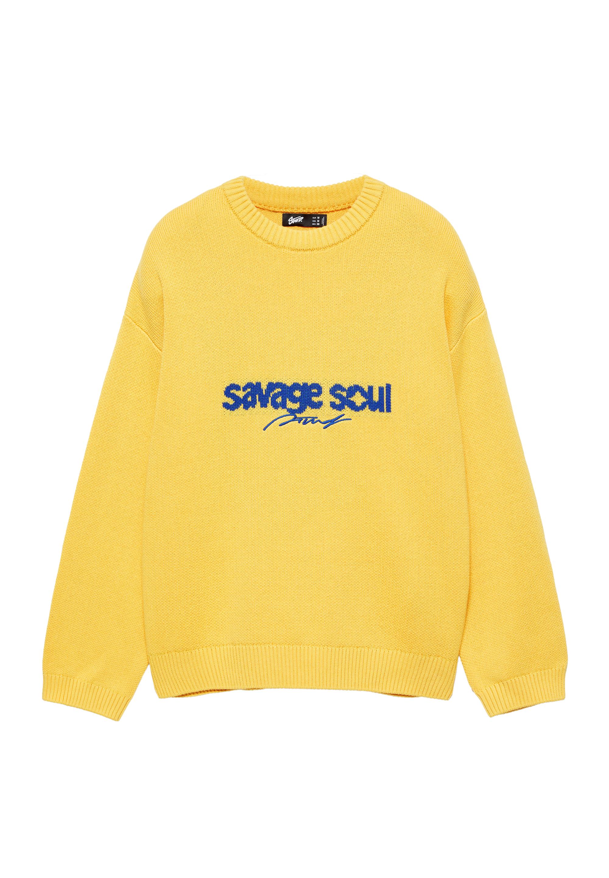 STWD graphic jumper — Yellow