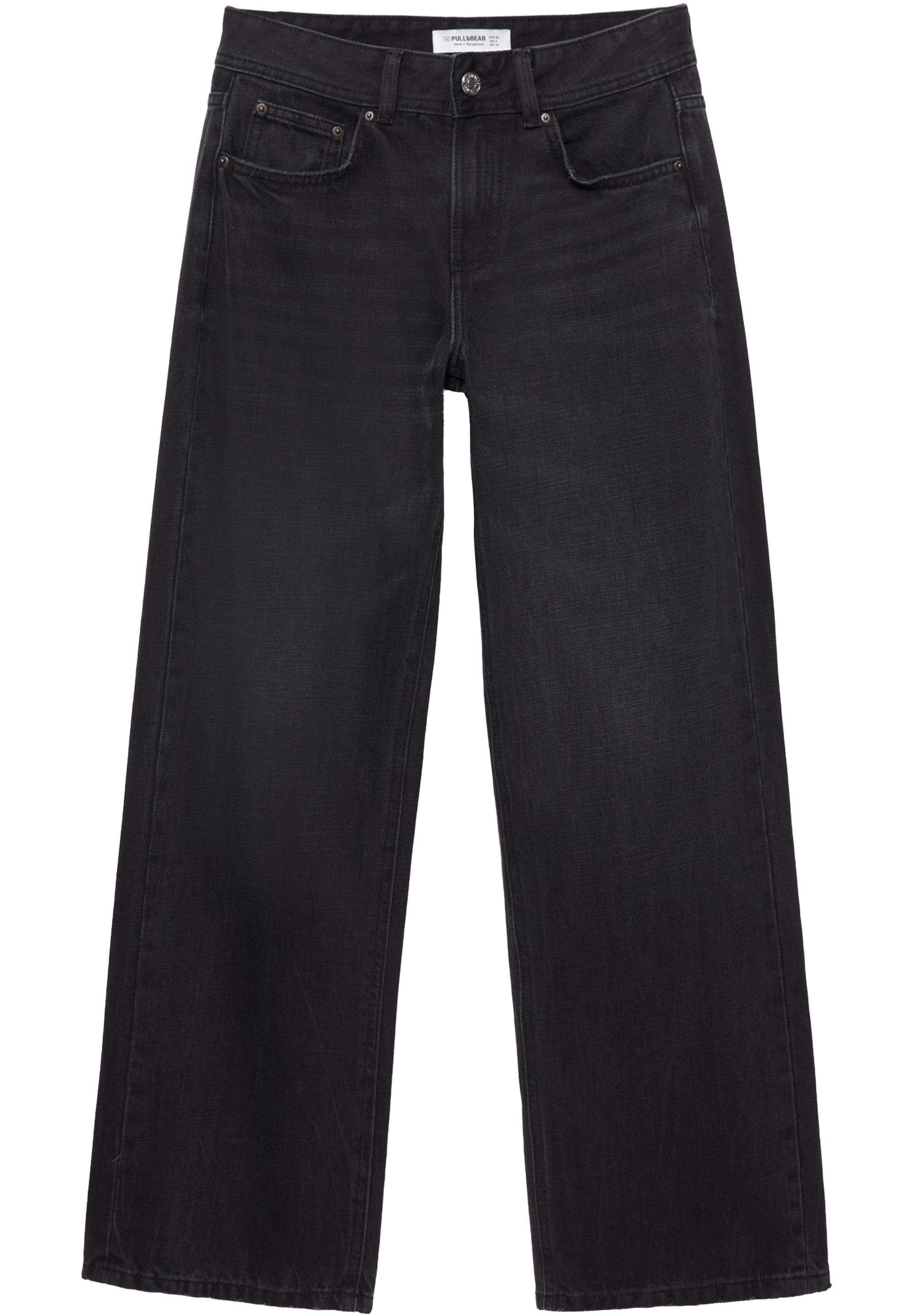 Pull&Bear Düşük bel straight fit jean görsel 3