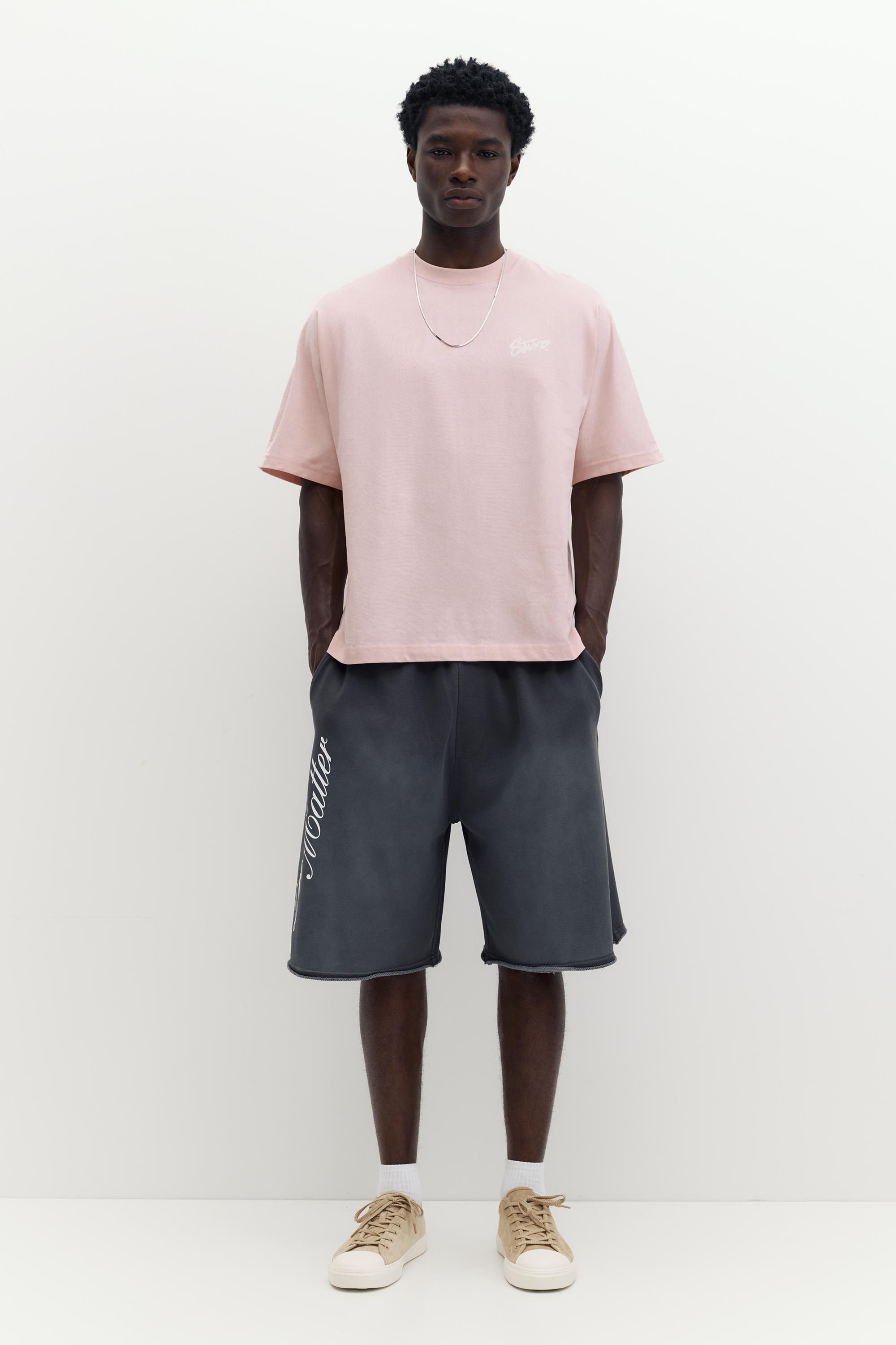 STWD graffiti logo T-shirt — Pink