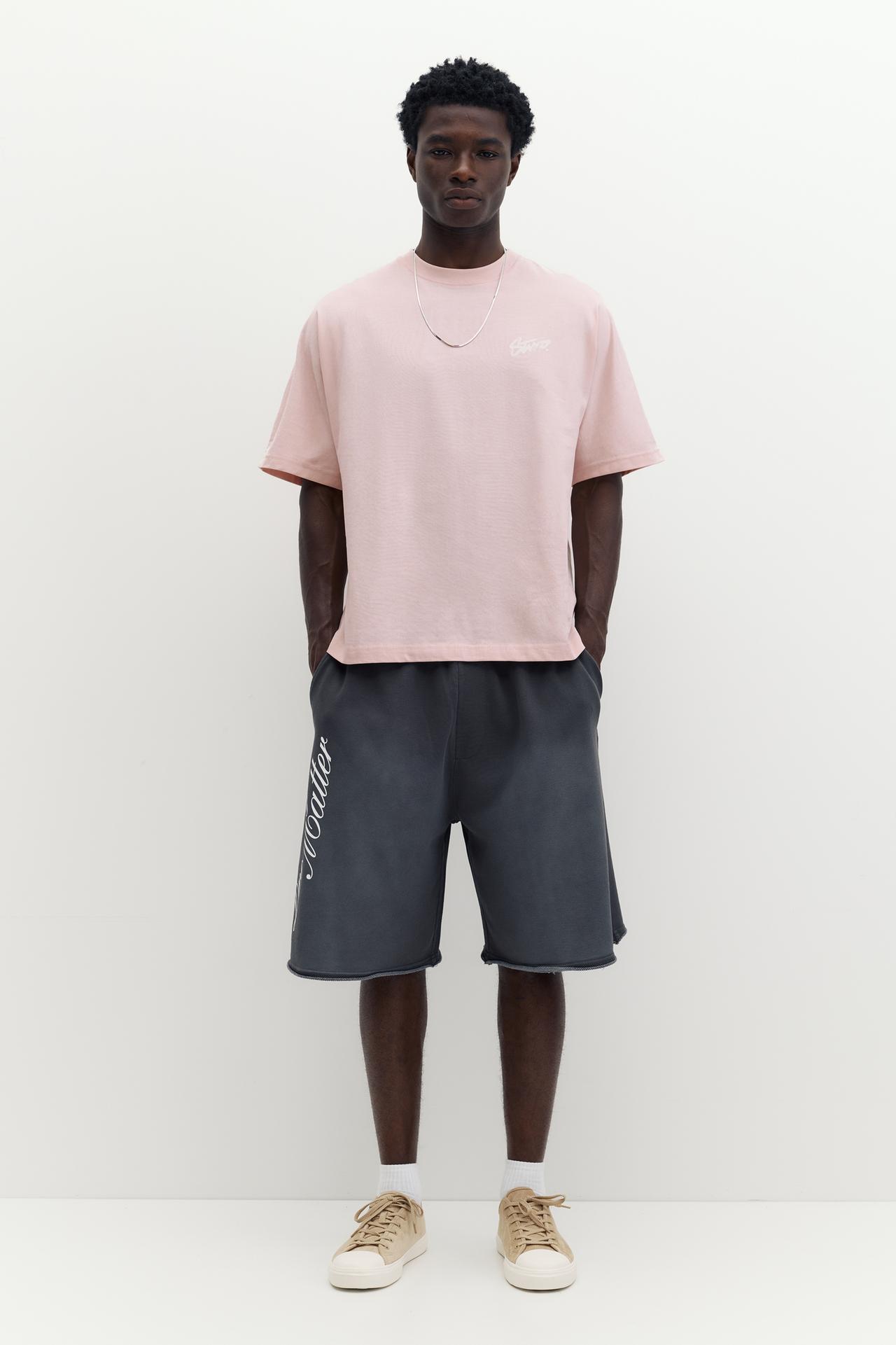 STWD graffiti logo T-shirt — Pink