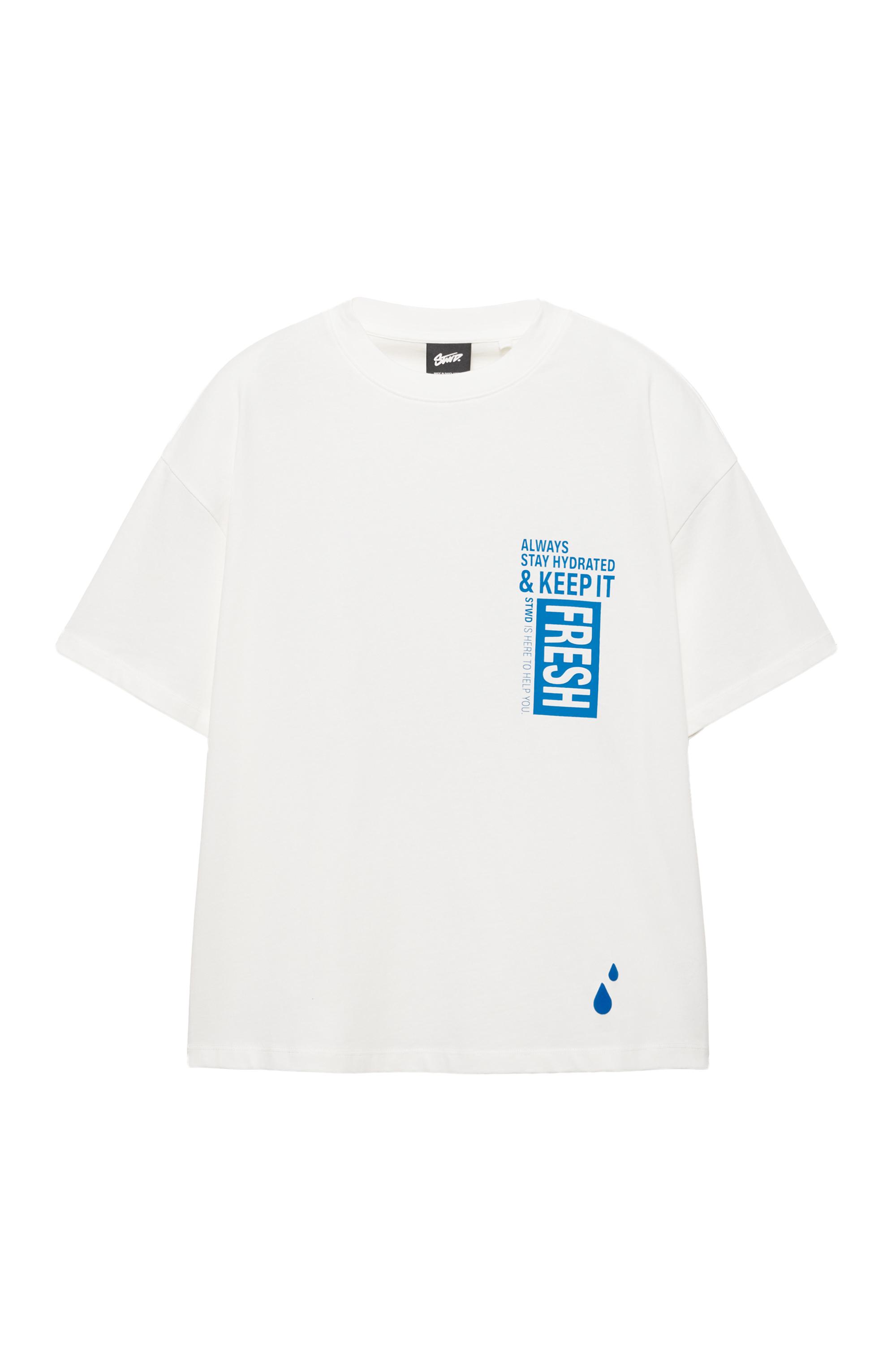 Kısa kollu grafik baskılı t-shirt - Görsel 4