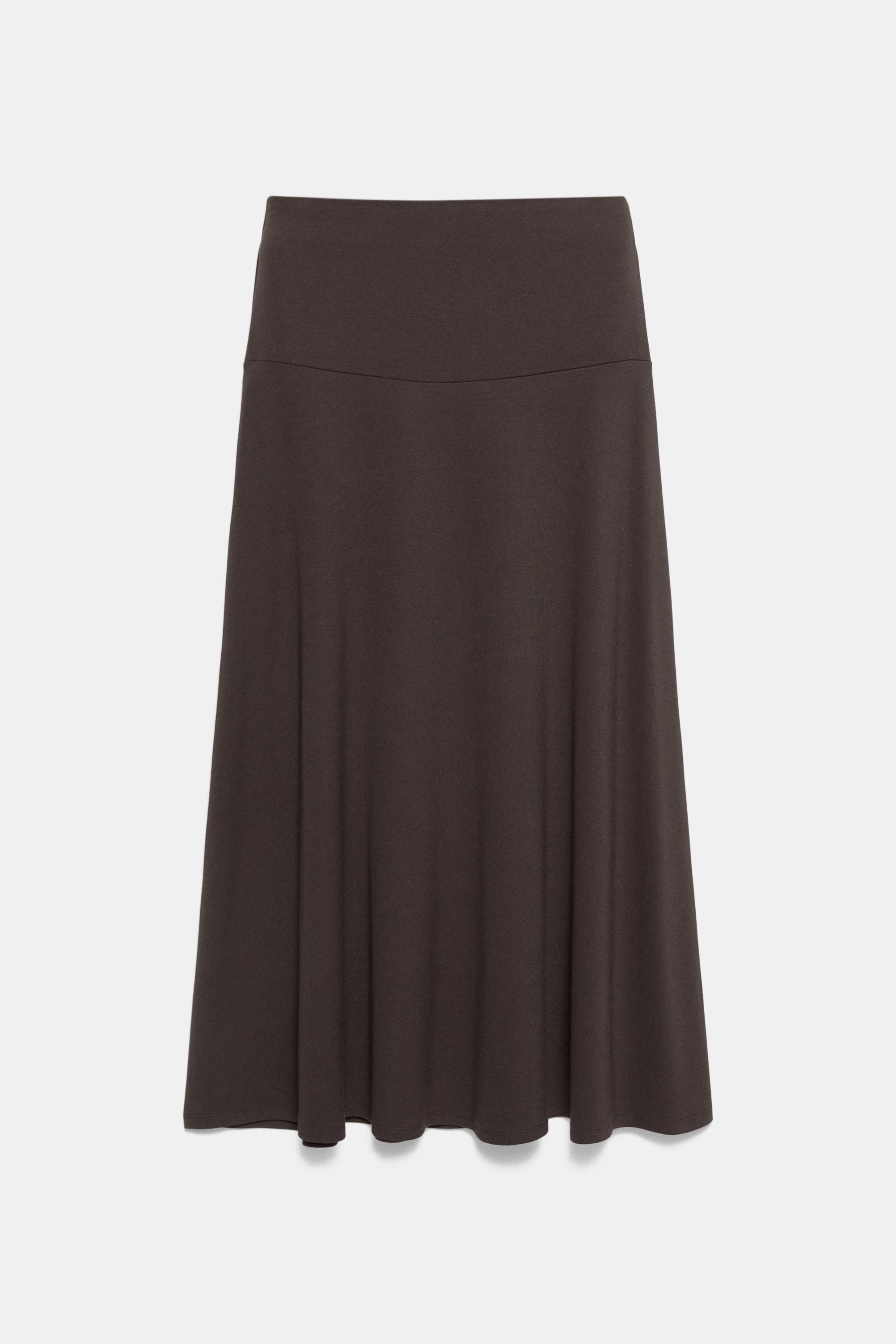 Evaze midi etek - Görsel 16