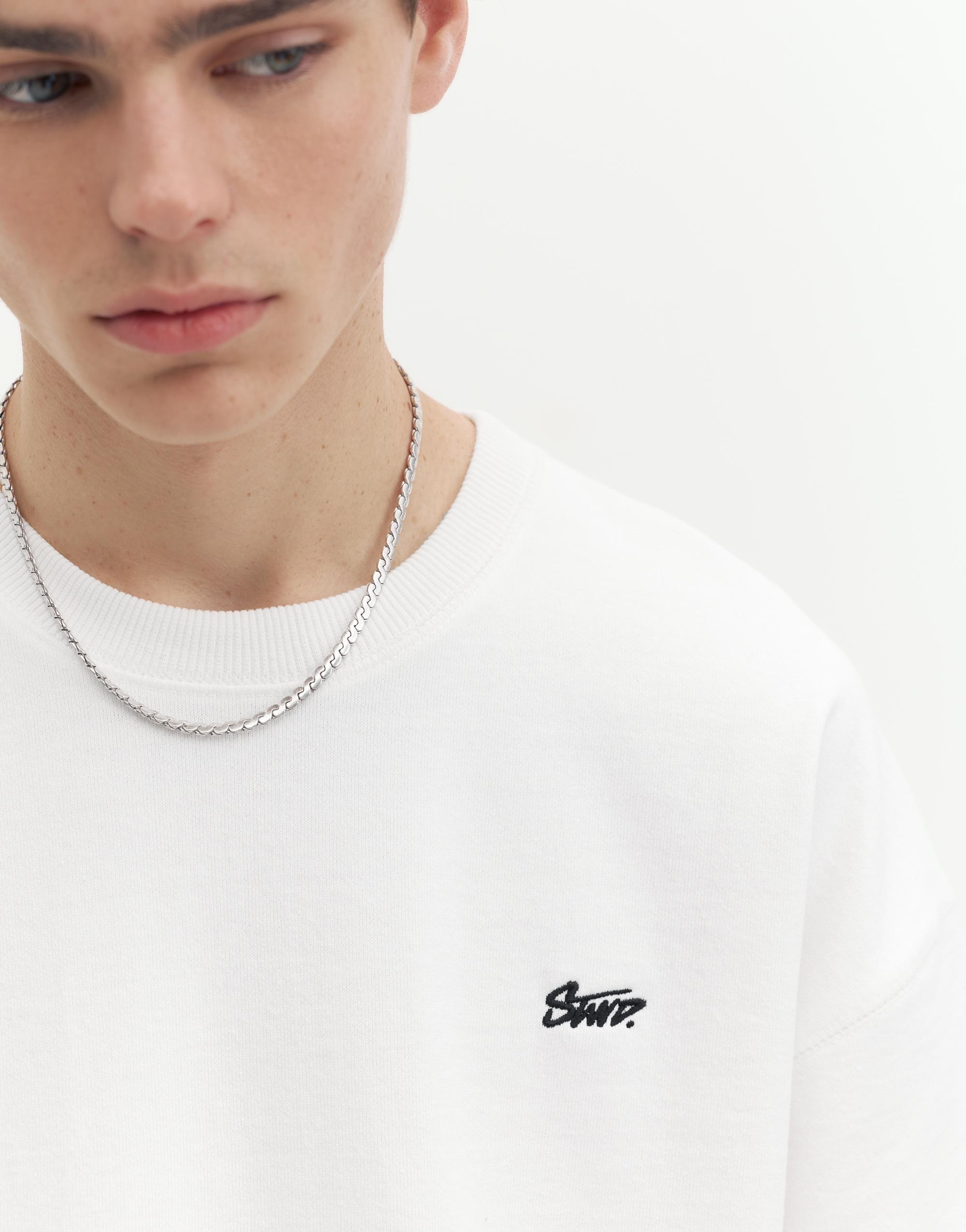 Short sleeve STWD sweatshirt — White