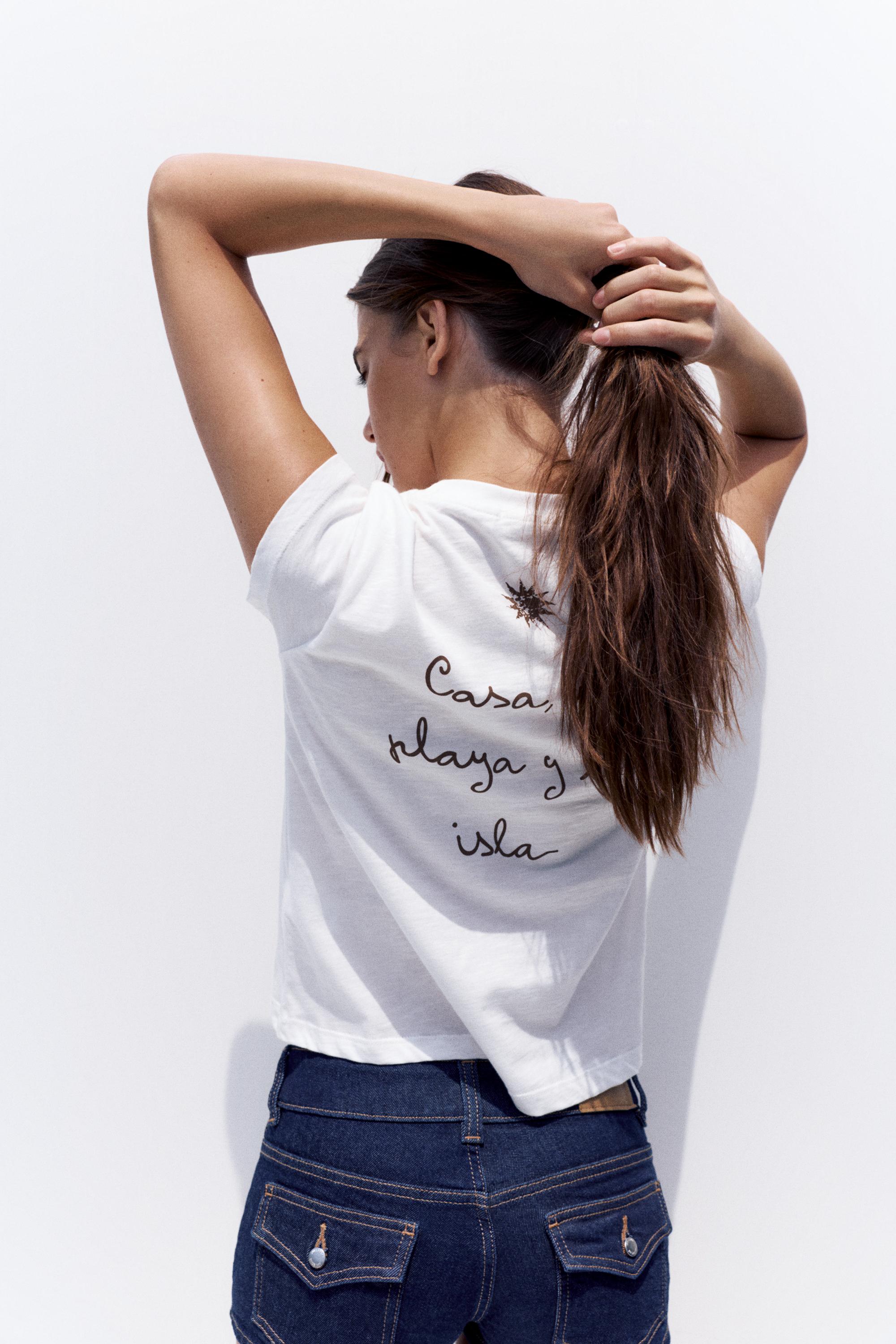 Ibiza graphic T-shirt — Ice