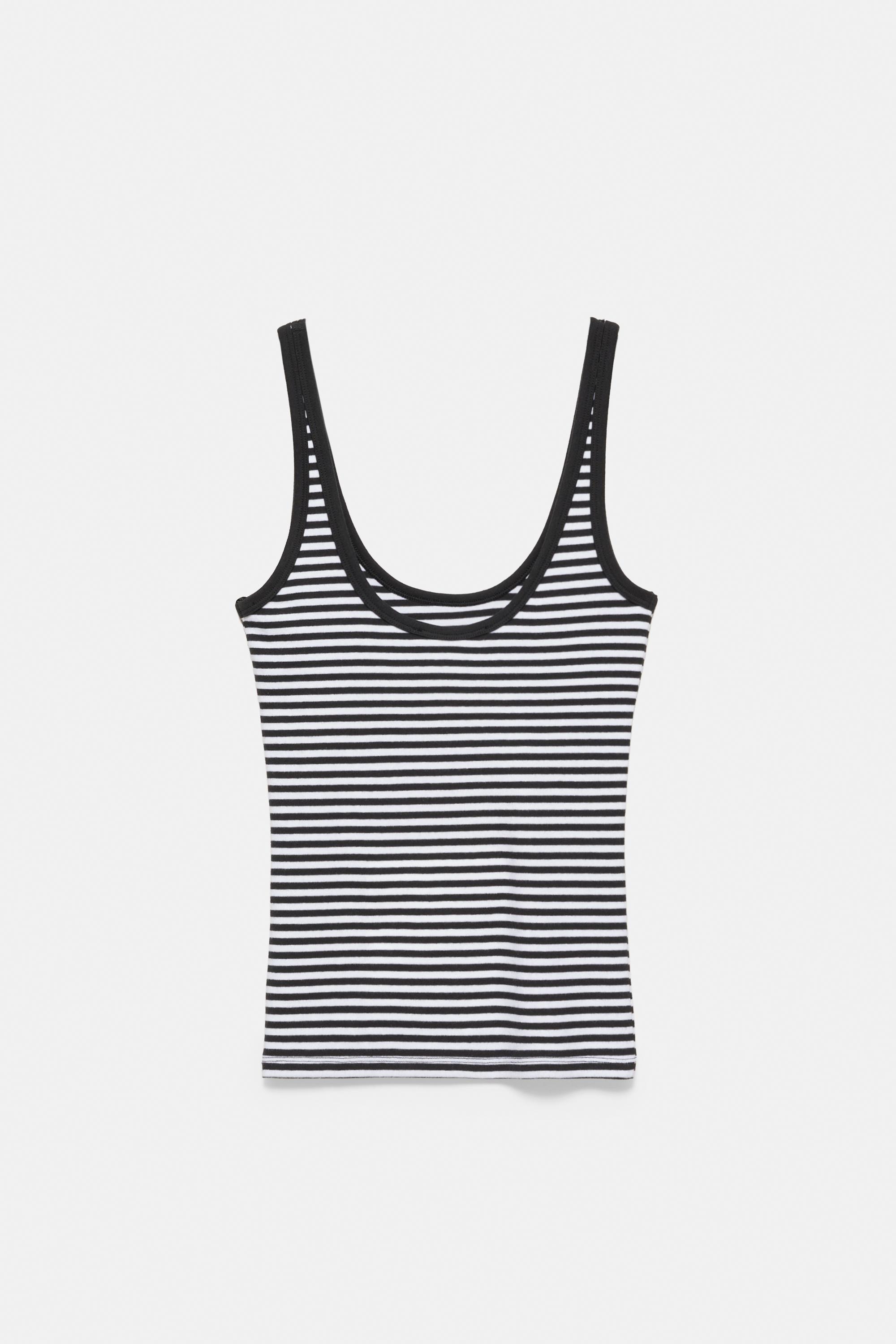 Modal tank top — Striped