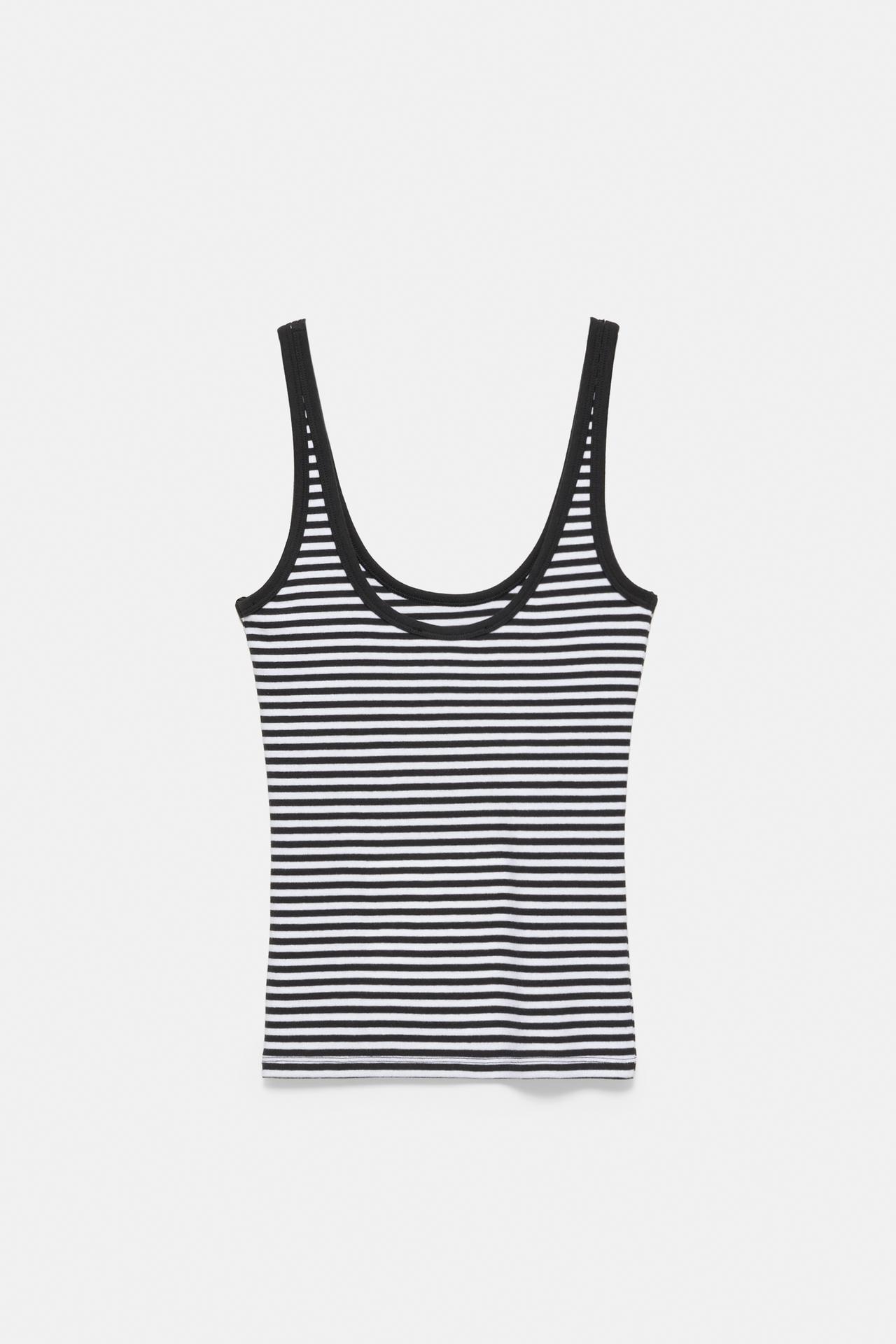 Modal tank top — Striped