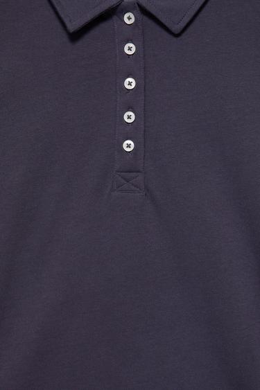 Long sleeve polo shirt — Navy 7