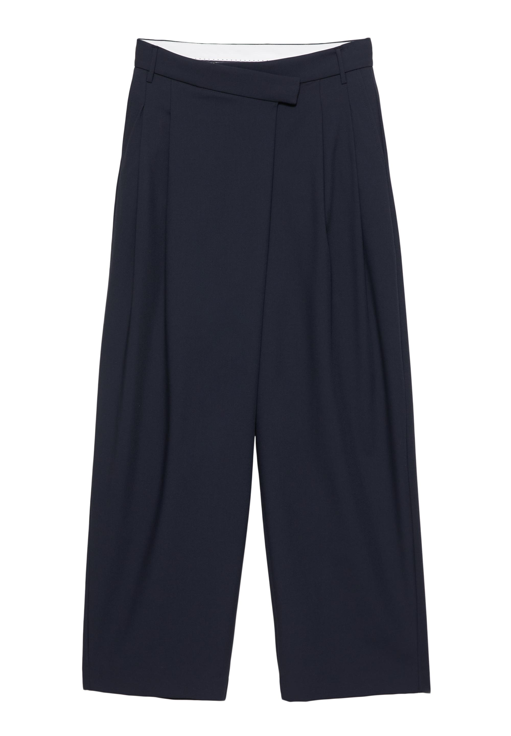 Kruvaze belli kumaş pantolon