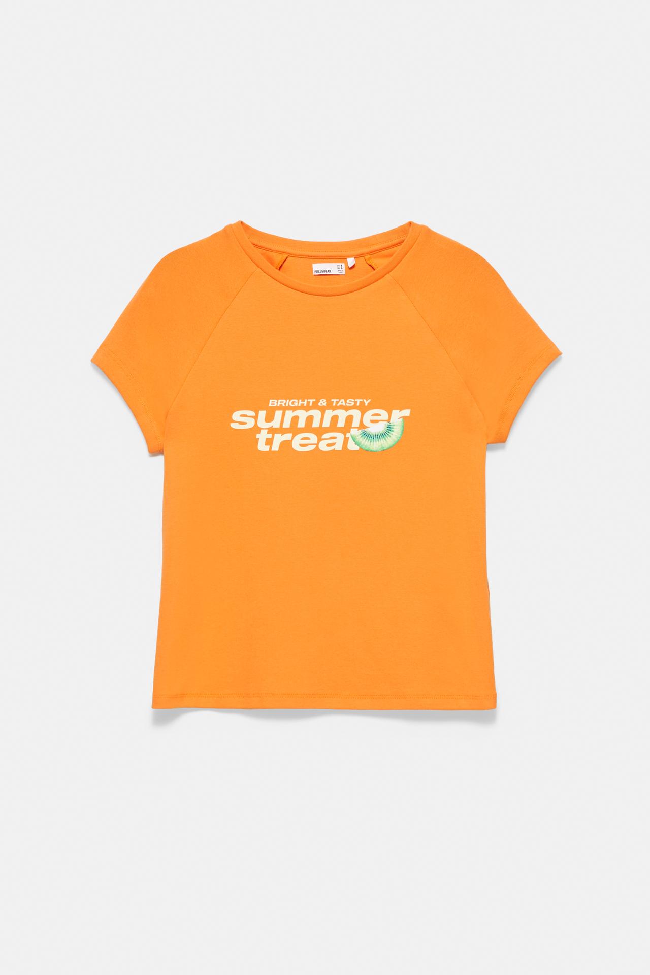Fruit graphic T-shirt — Orange