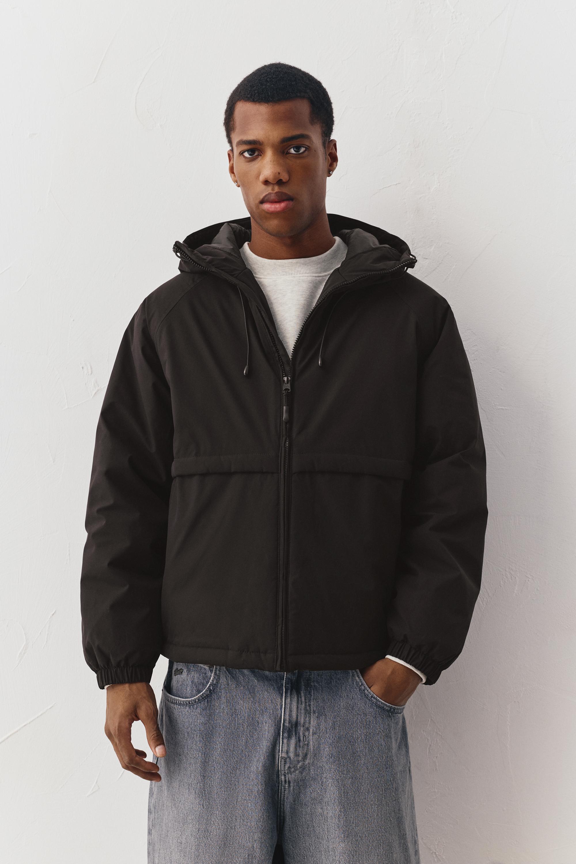 Dik yaka şişme mont - Görsel 47