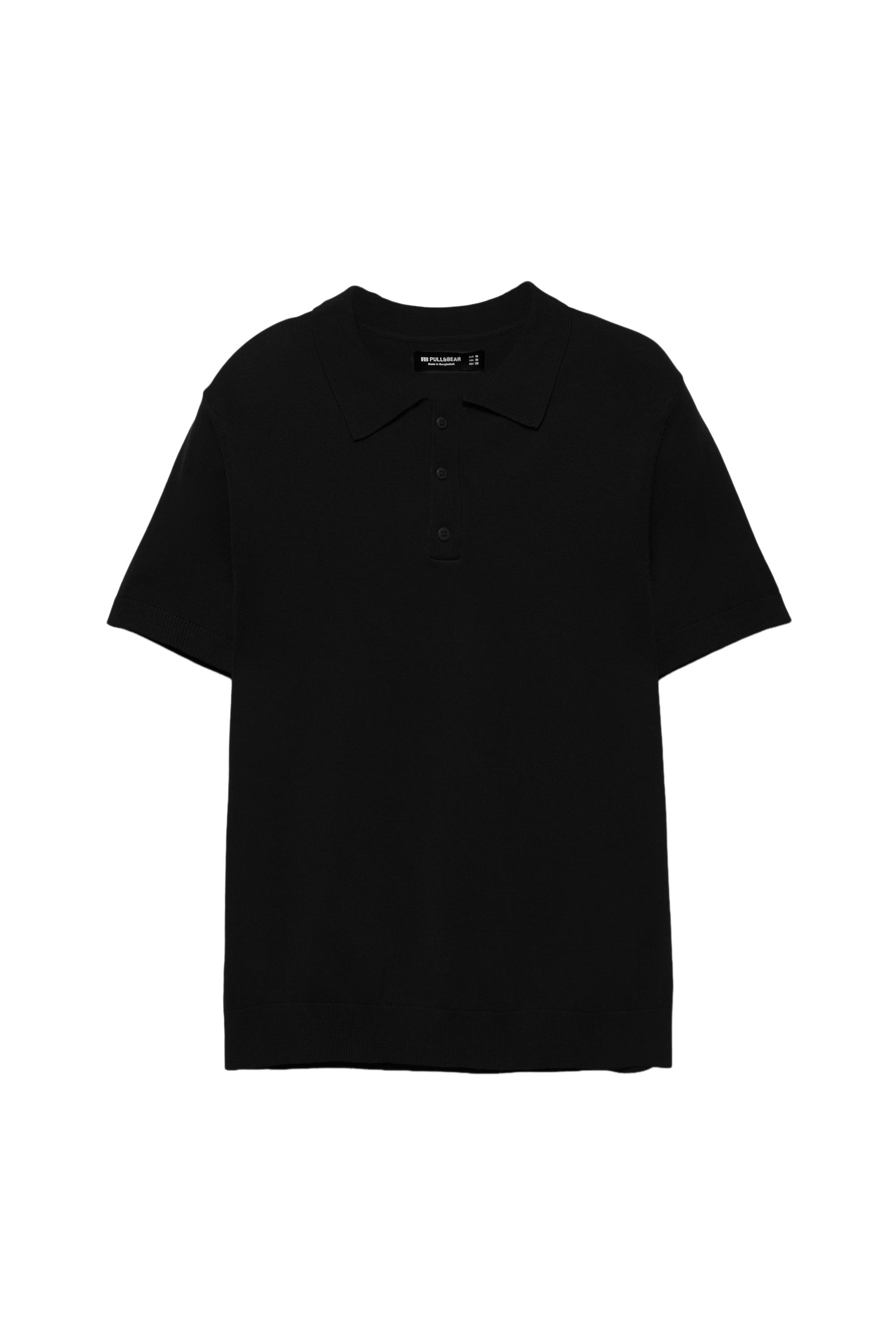 Kısa kollu örgü polo - Görsel 93