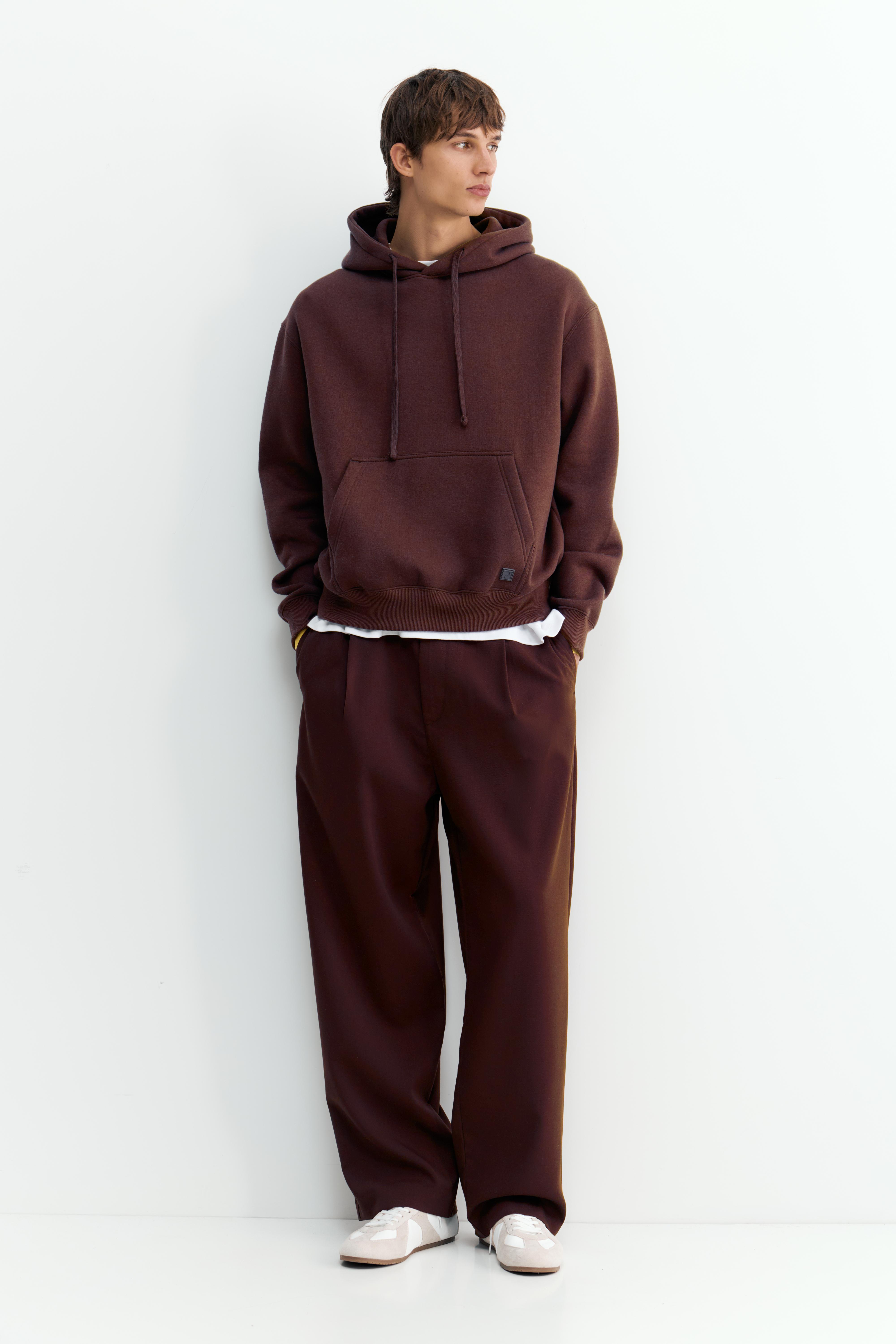 Basic hoodie — Chocolate