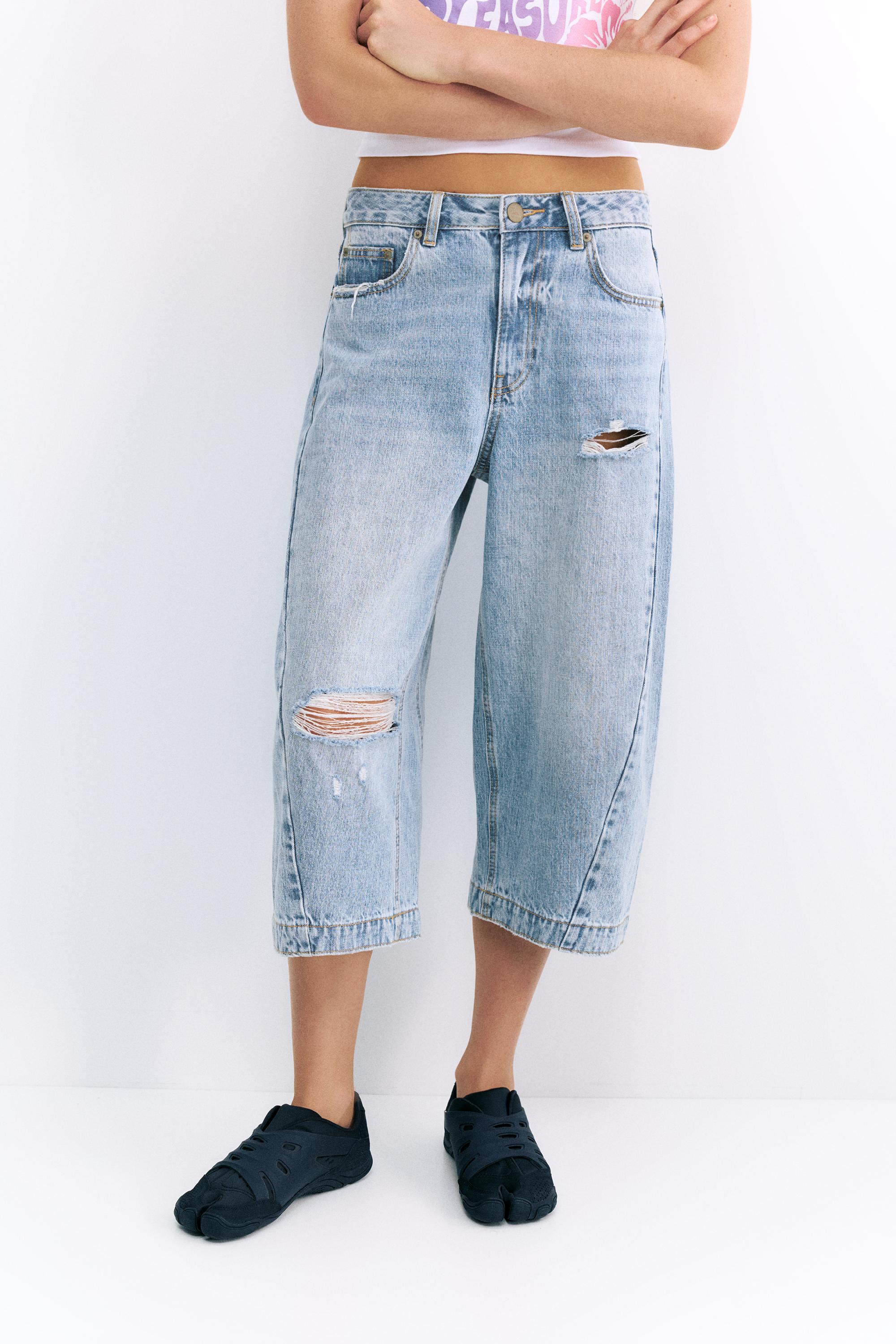 Pleasures x STWD jorts — Medium blue