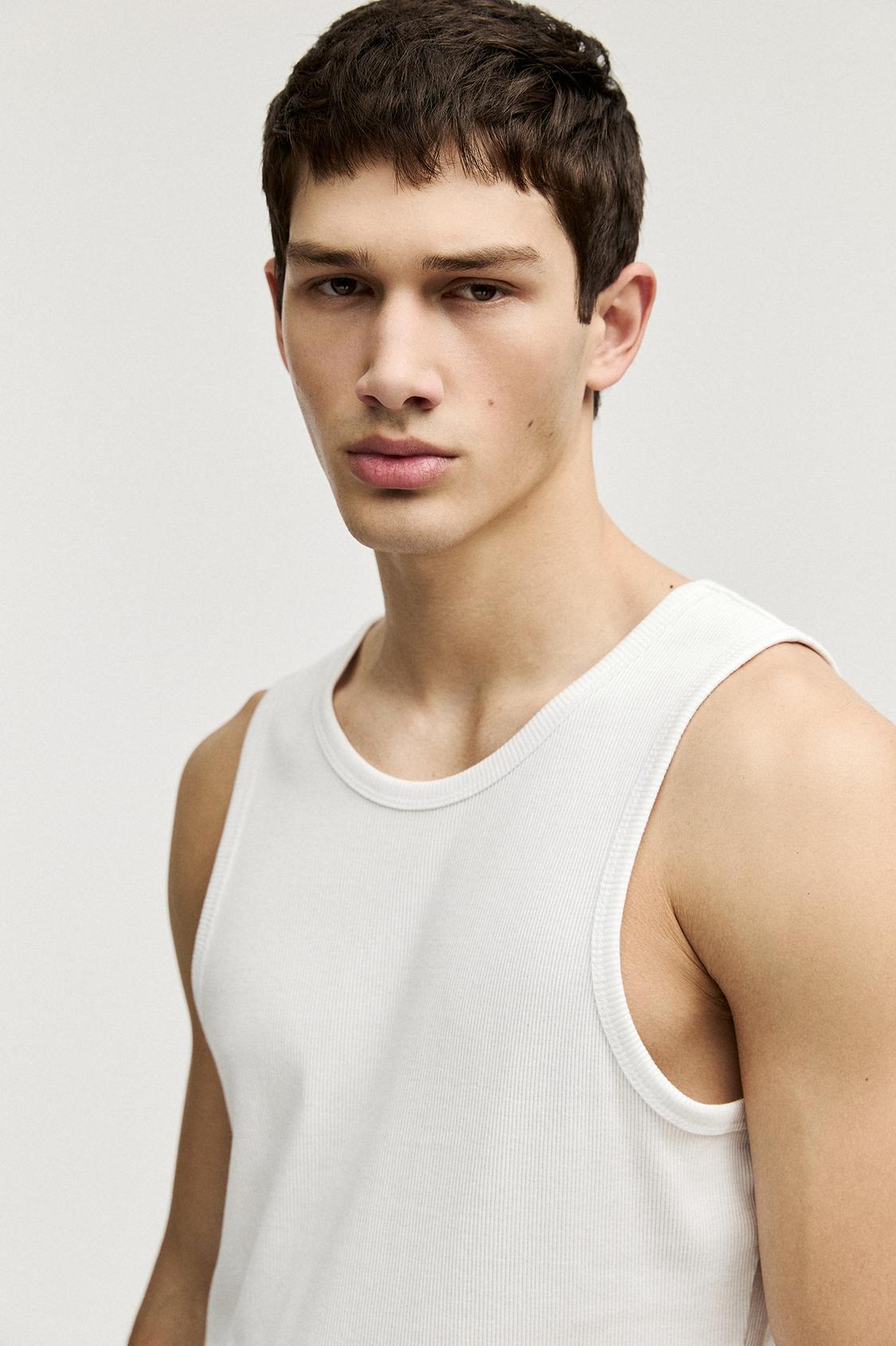 Camisetas Tirantes Camisetas Sin Manga Hombre Pull And Bear