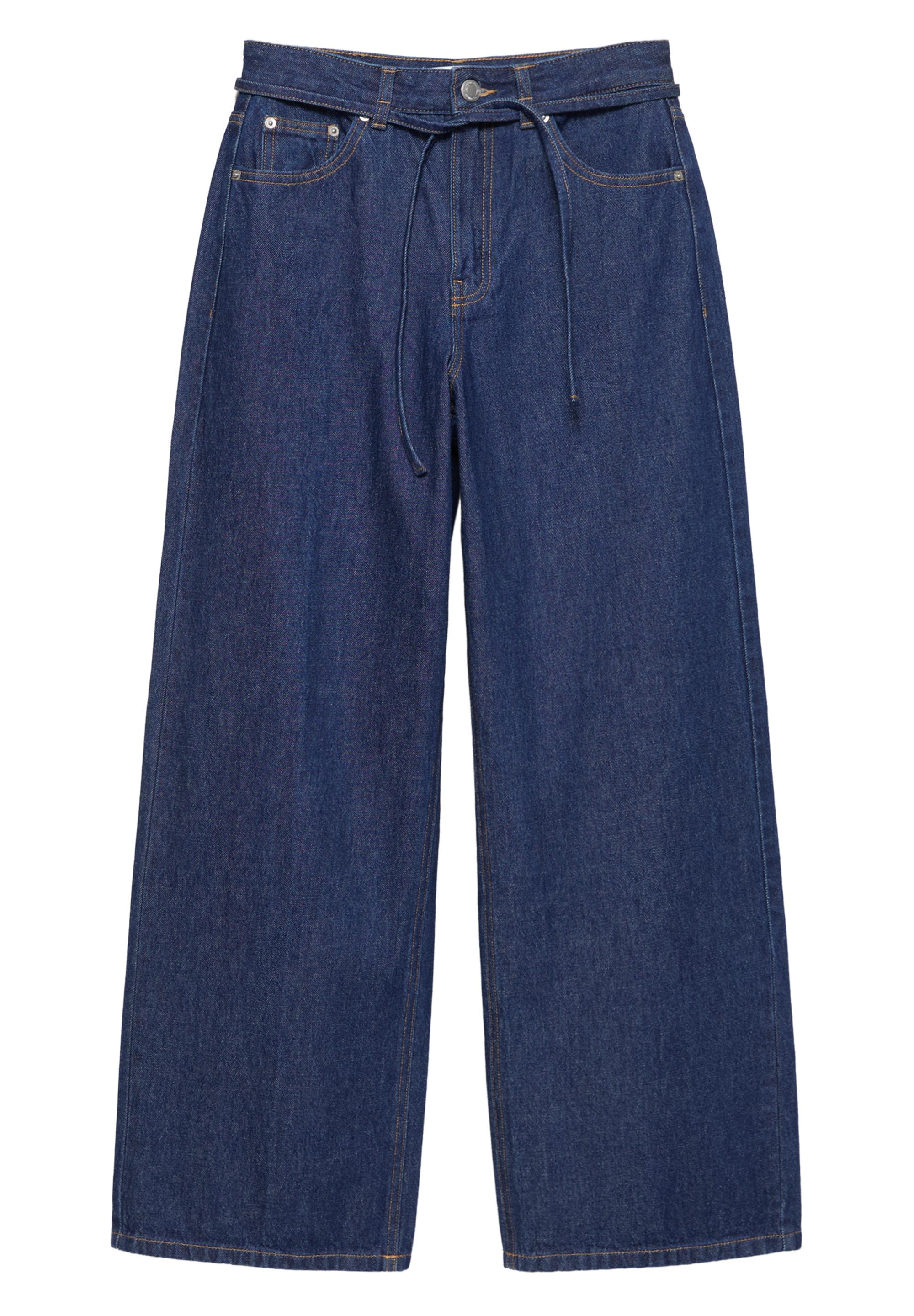 Baggy jeans with drawstring