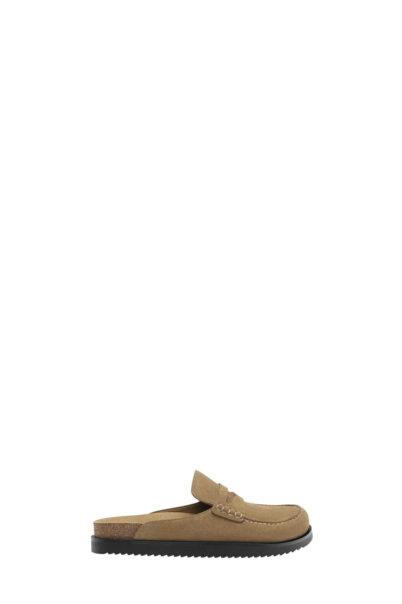 Leather clogs — Sand
