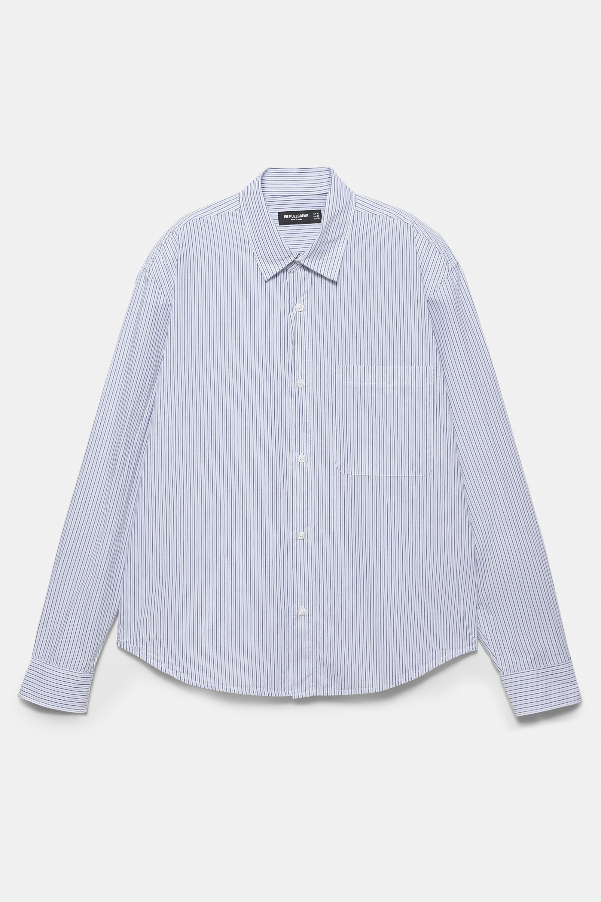 Çizgili uzun kollu gömlek - Görsel 18