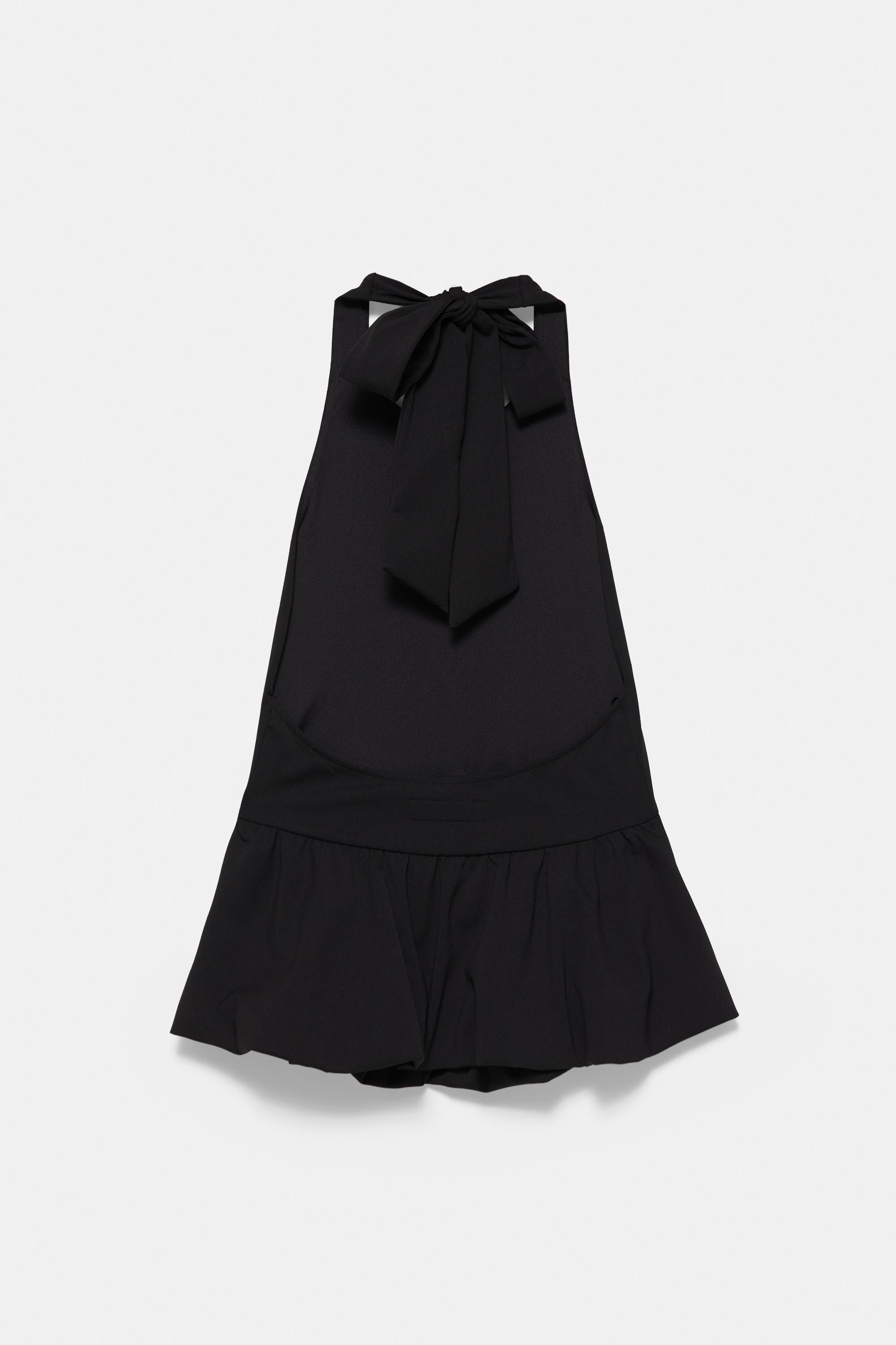 Pull&Bear Halter peplum top görsel 3