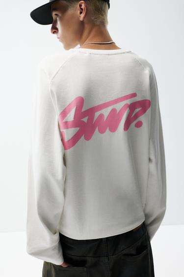 STWD long sleeve T-shirt — Off white 2