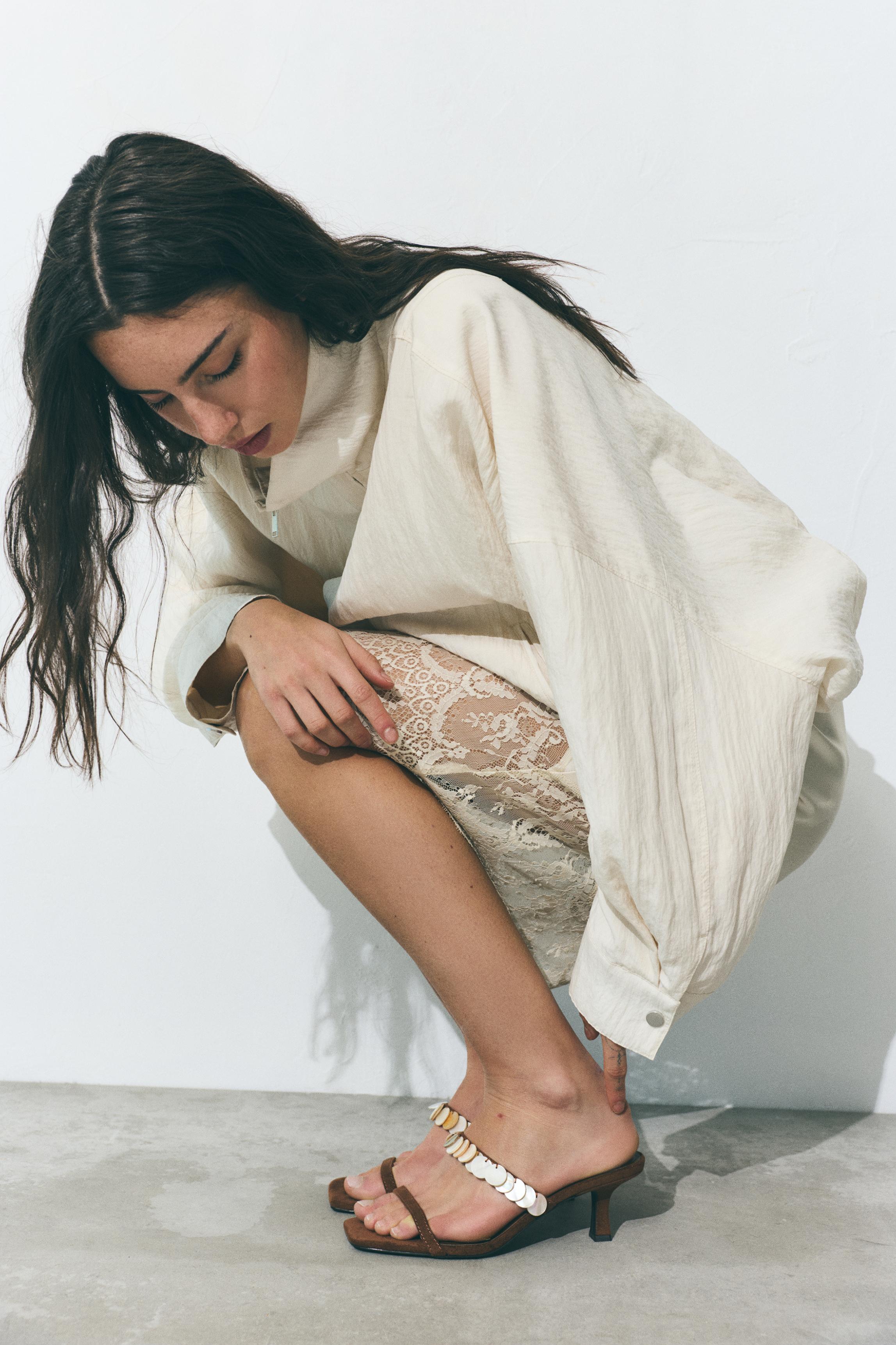 Boncuklu topuklu sandalet - Görsel 36