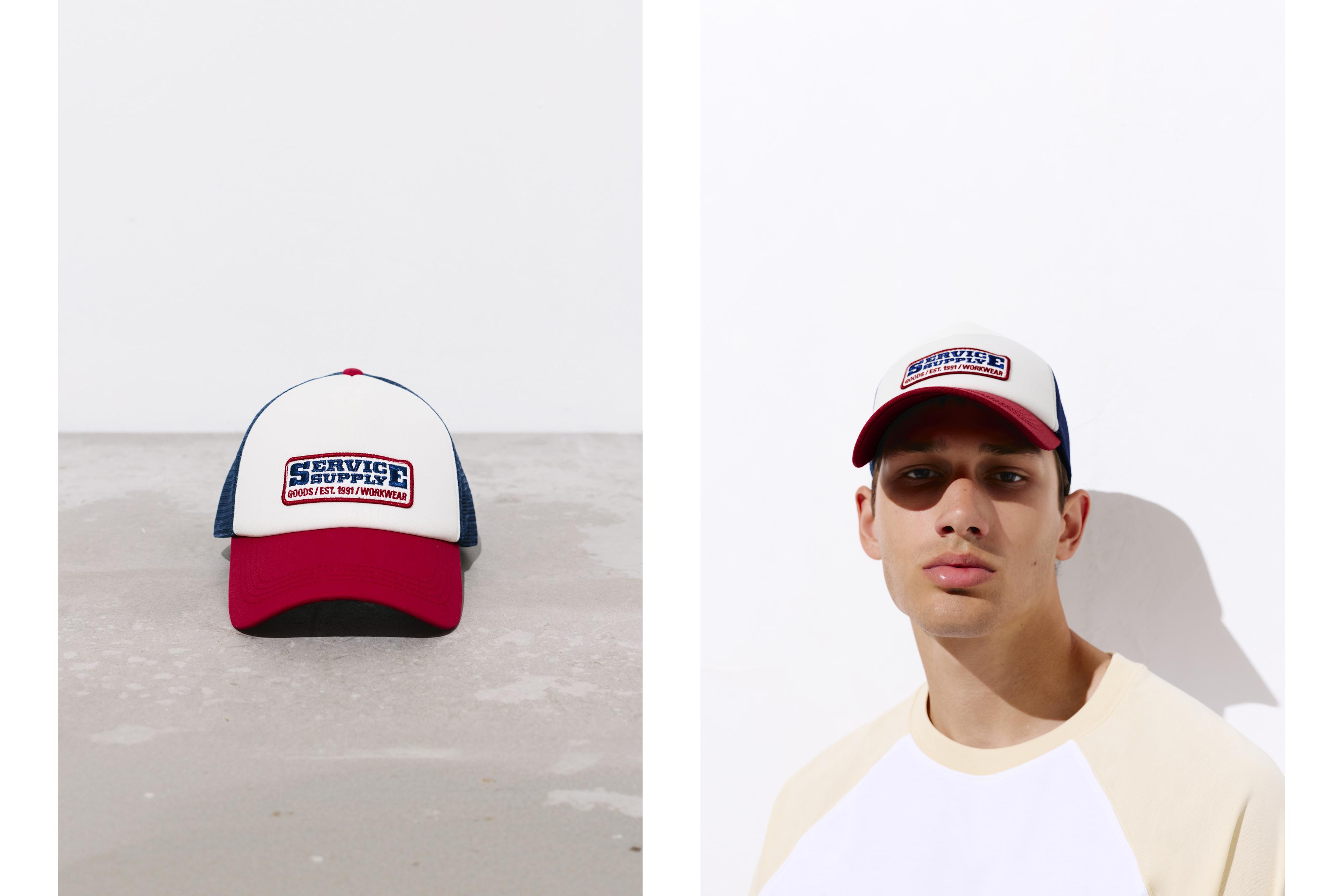 Service Supply trucker cap — Red