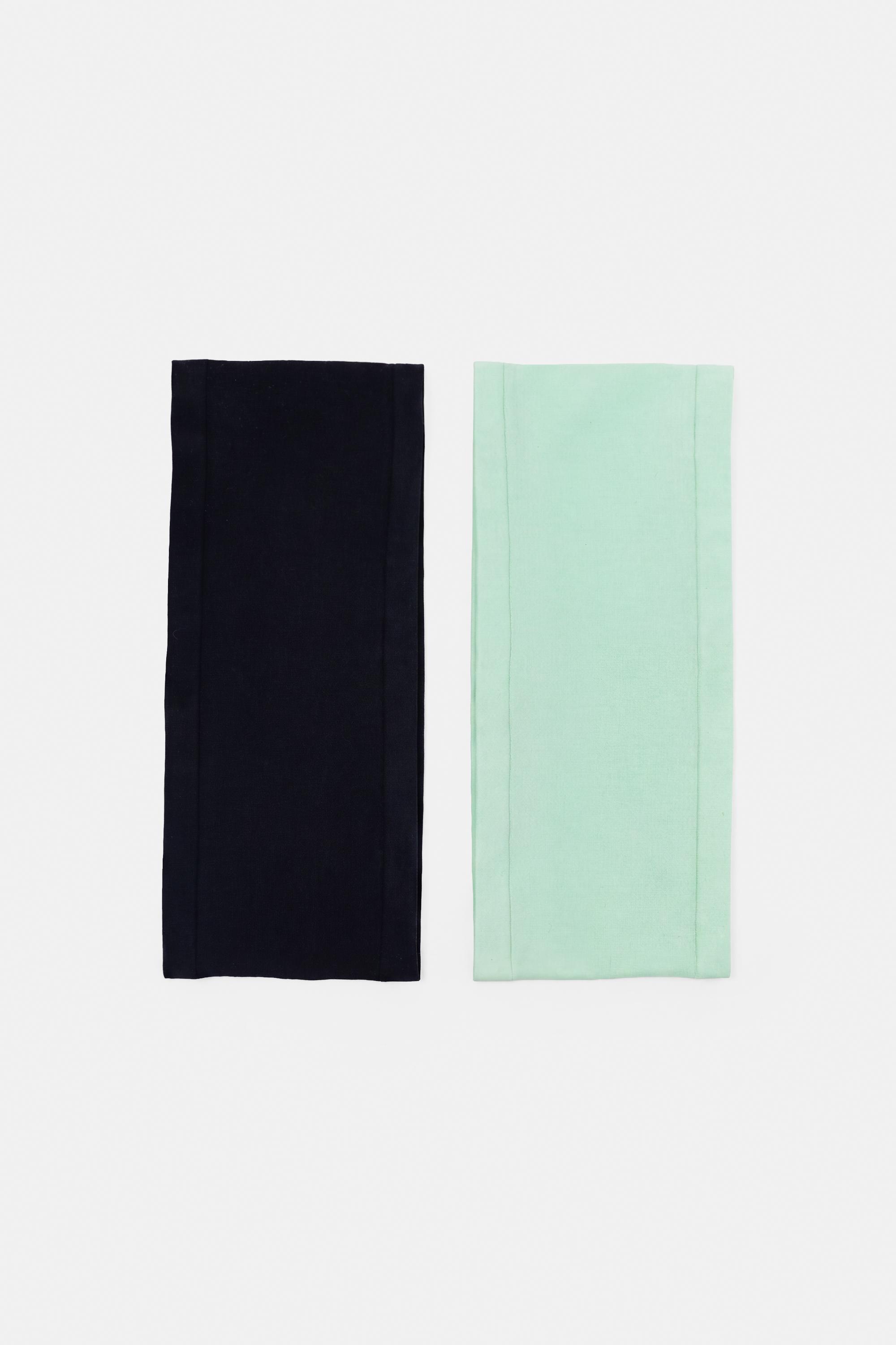2-pack of elastic headbands — Green