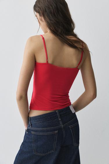 Basic top with adjustable straps — Red 2
