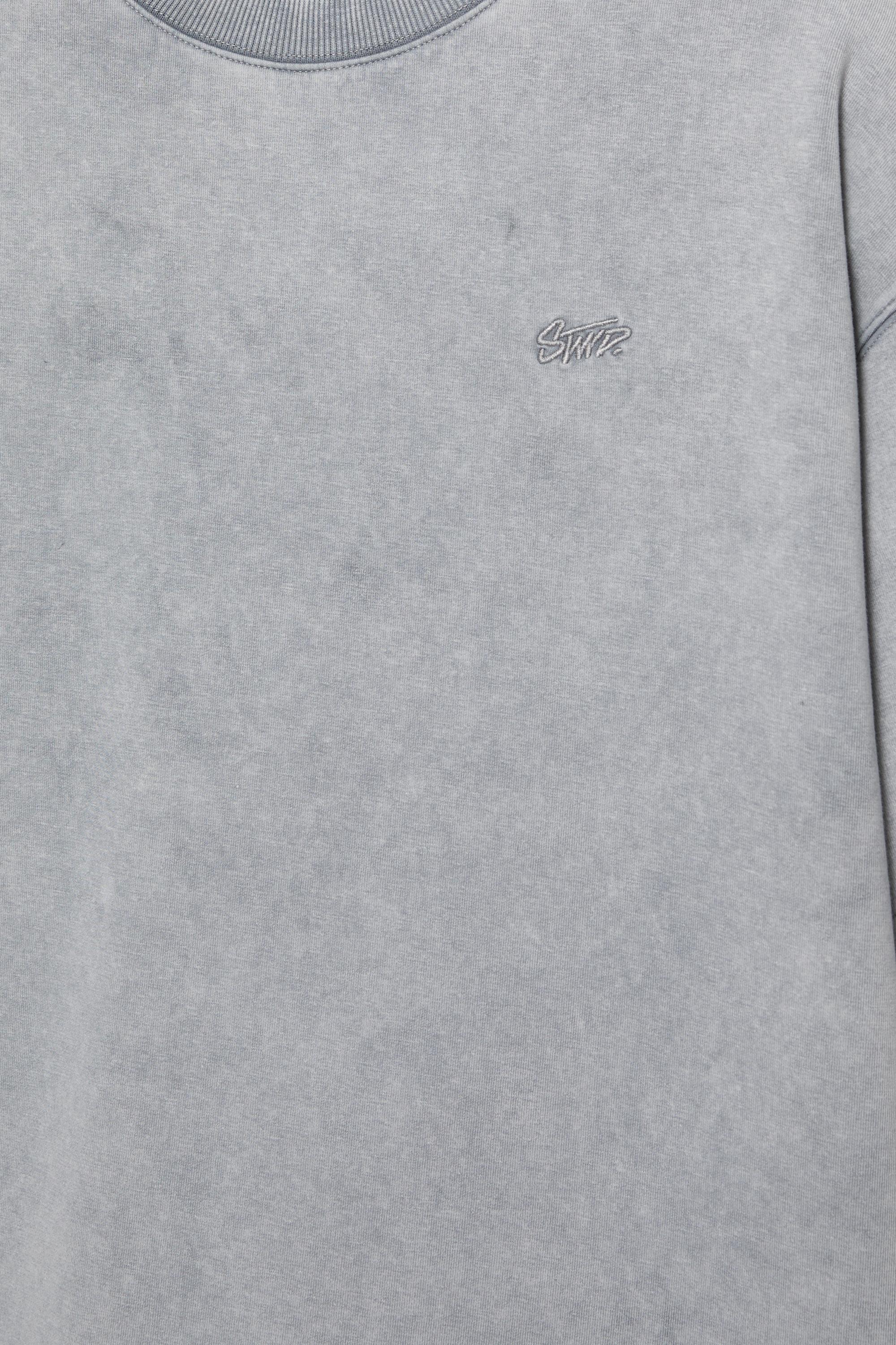 Soluk efektli STWD t-shirt - Görsel 2