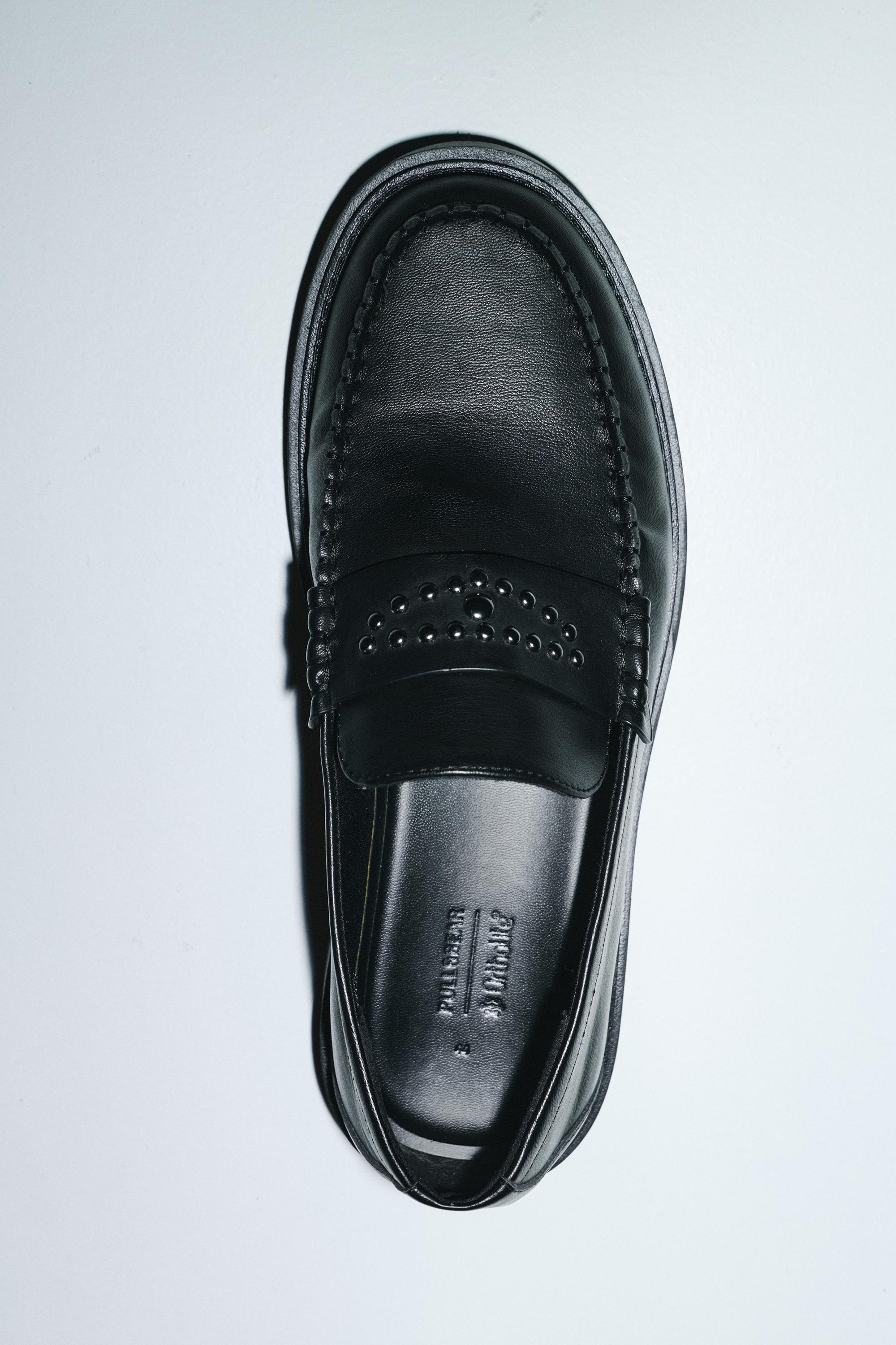 Studded loafers — Black