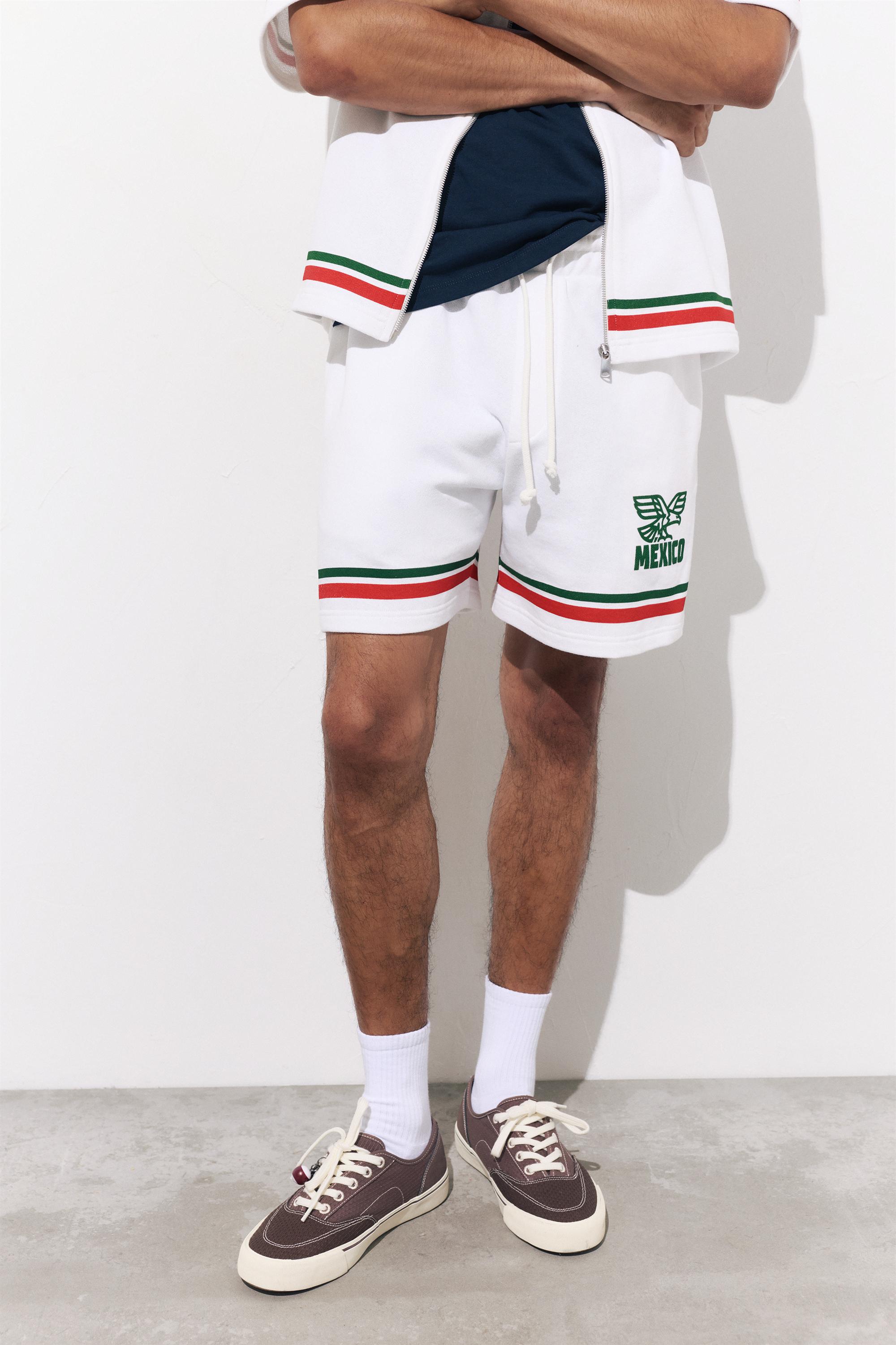 Mexico FIFA World Cup Bermuda shorts — Off white