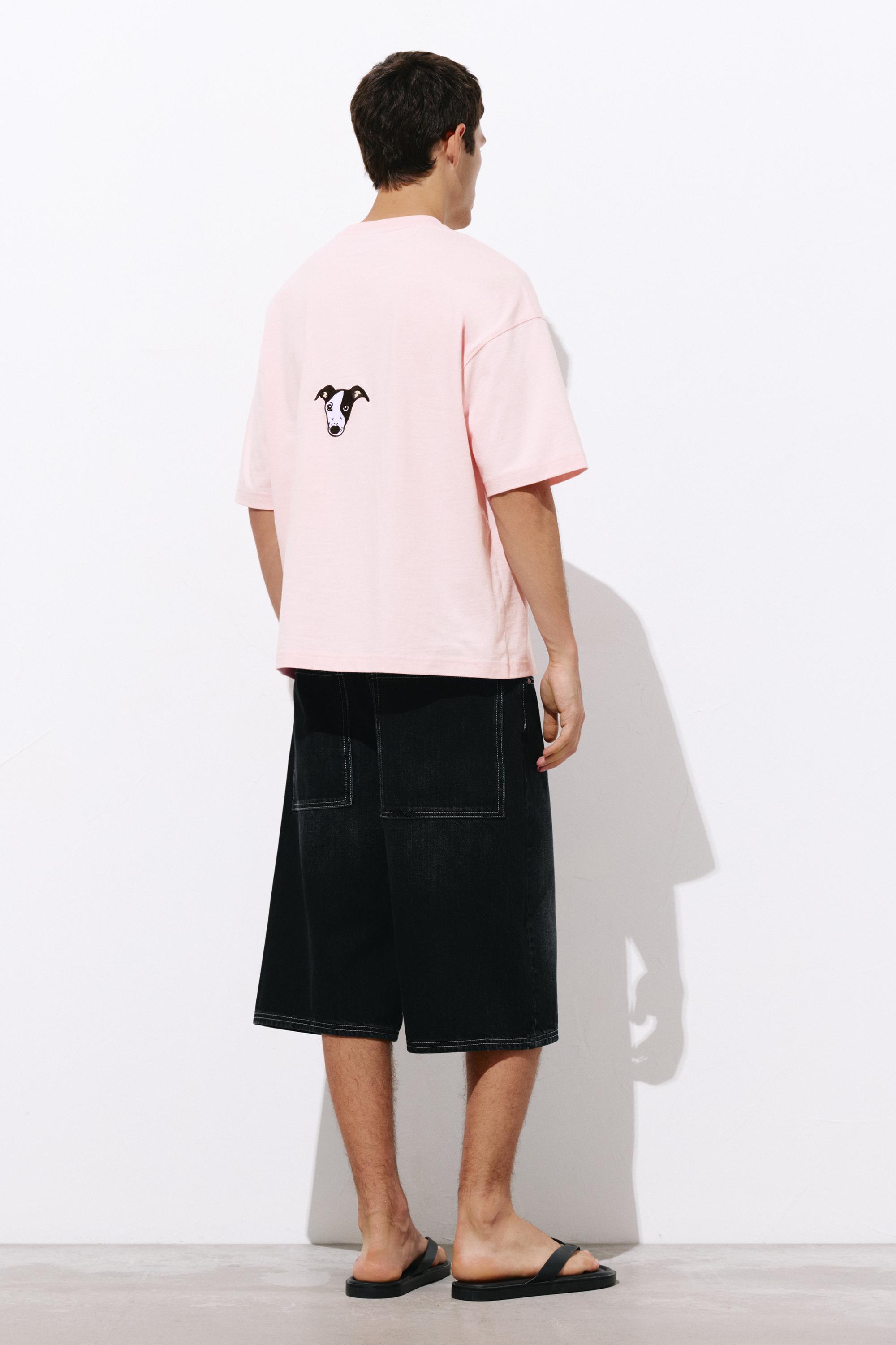 Dog Person graphic T-shirt — Pink